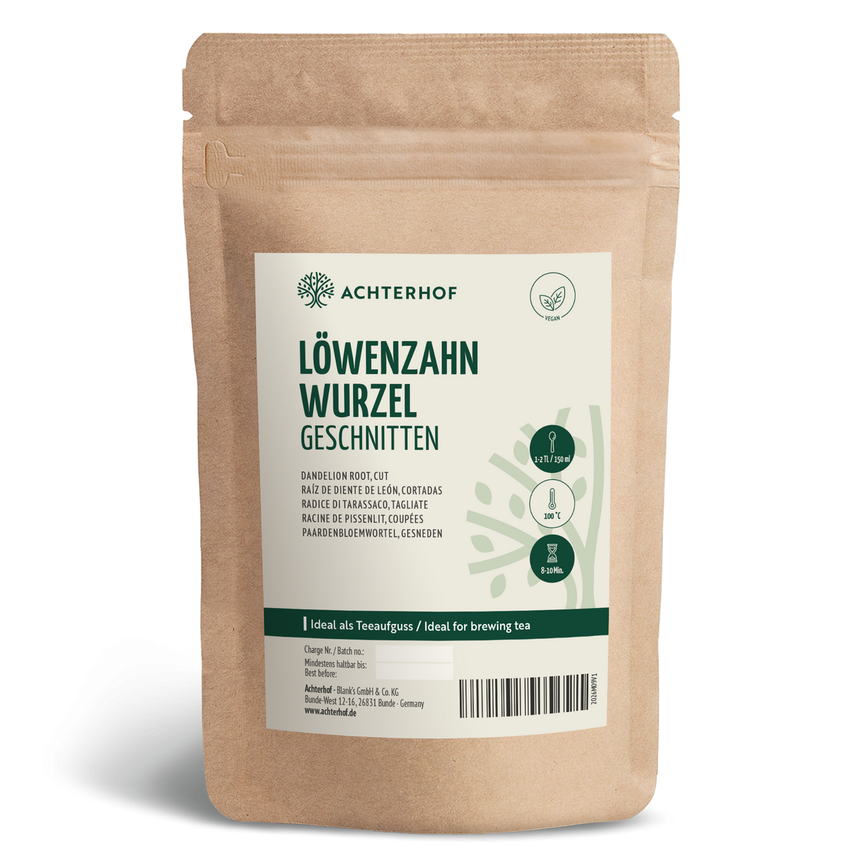 Löwenzahnwurzel geschnitten (100g)