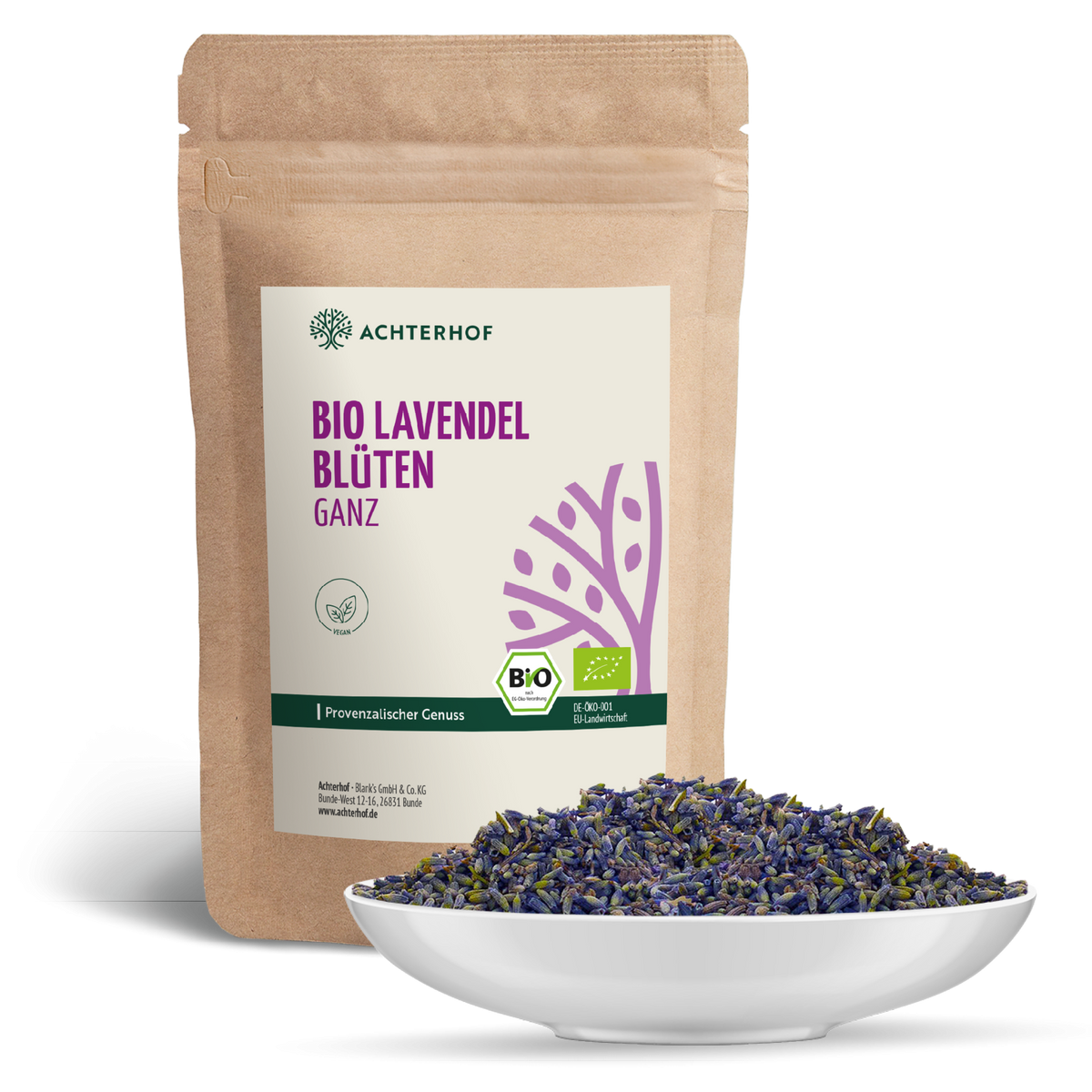 Lavendelblüten ganz Bio (500g)
