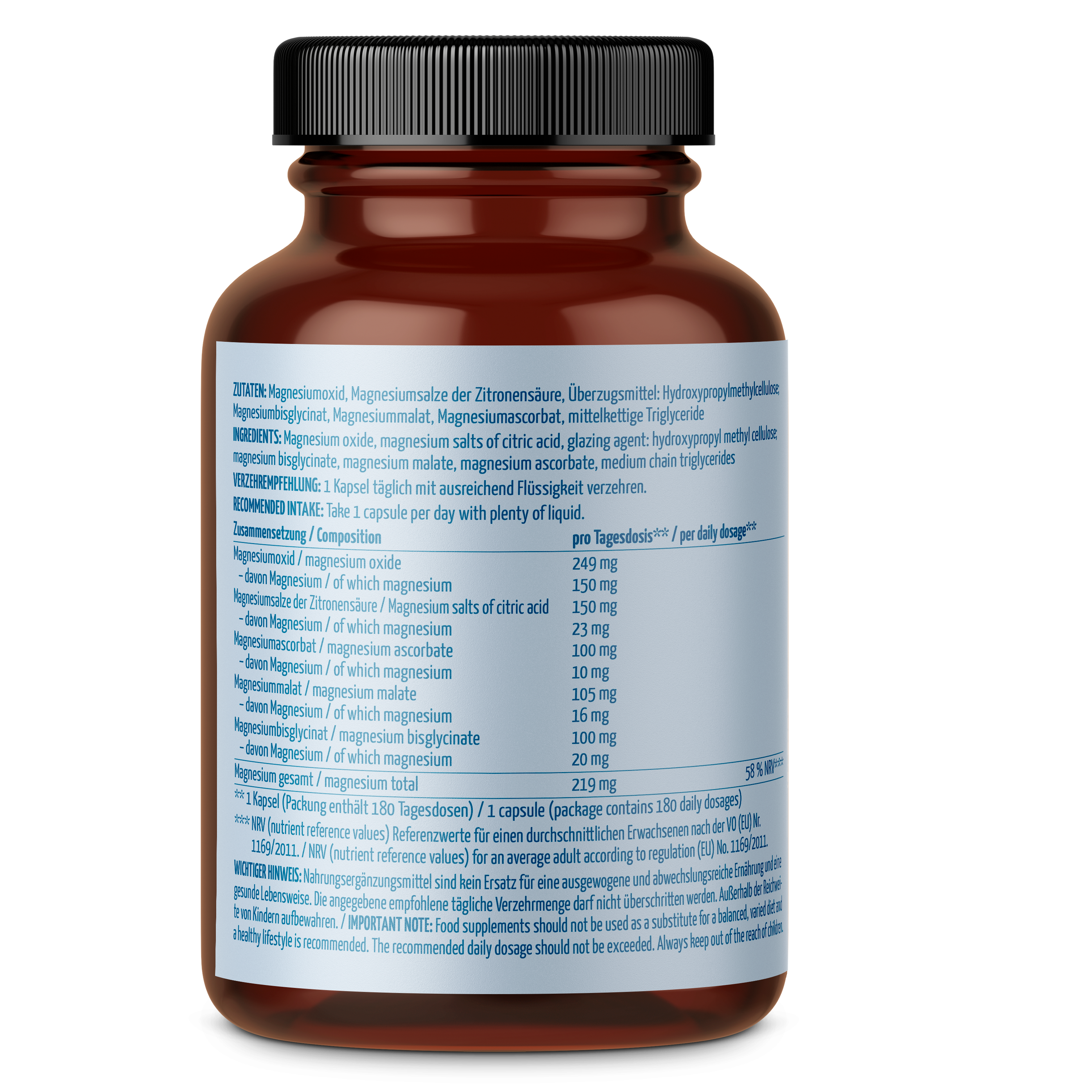 Magnesium Komplex Kapseln (180 Kapseln)