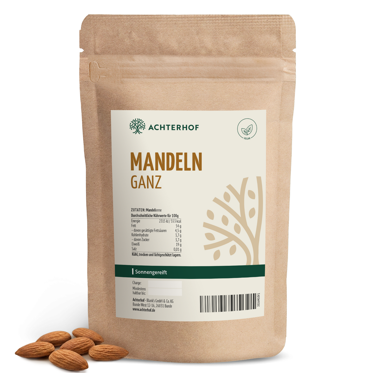 Mandeln ganz (250g)