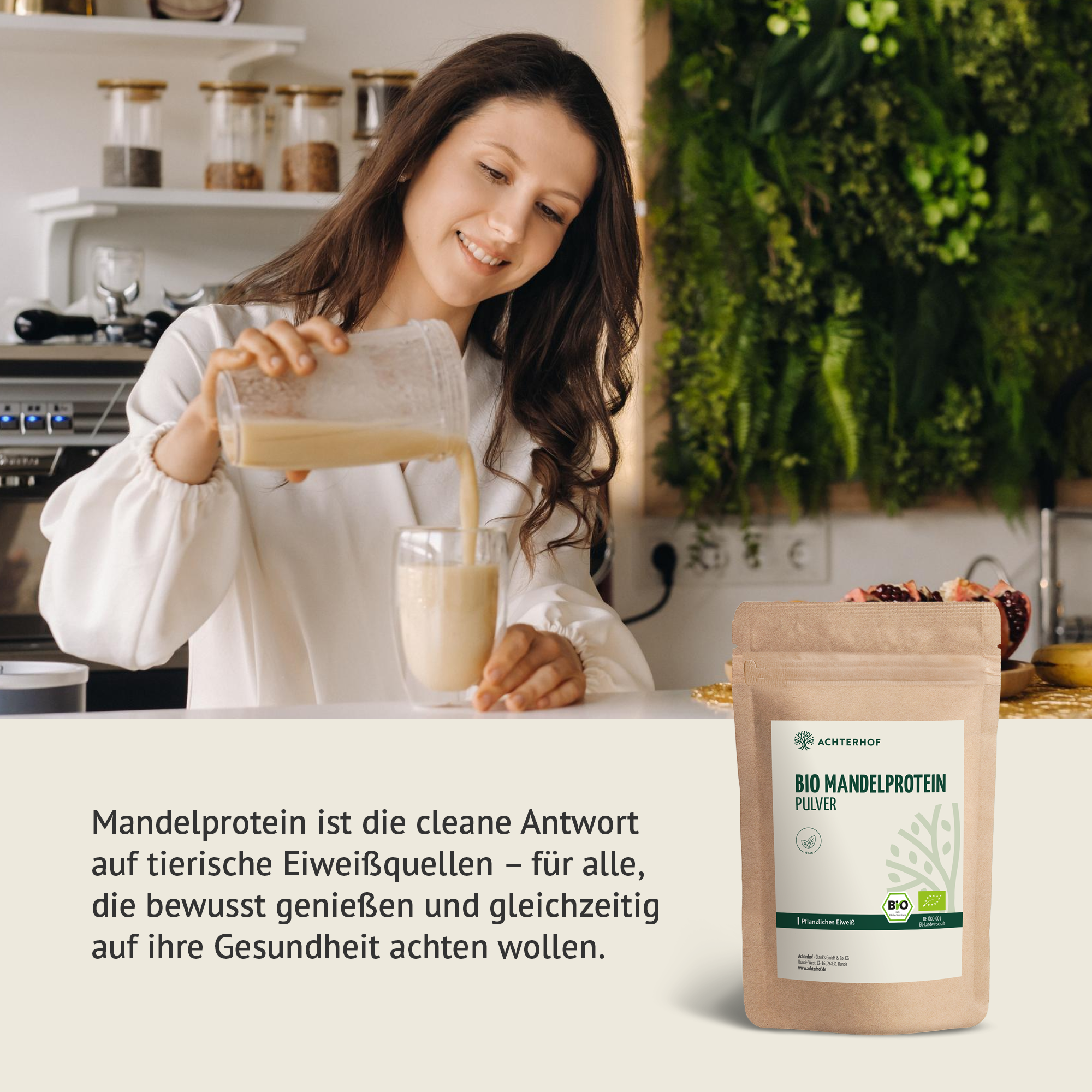 Bio Mandelprotein Pulver (500g)