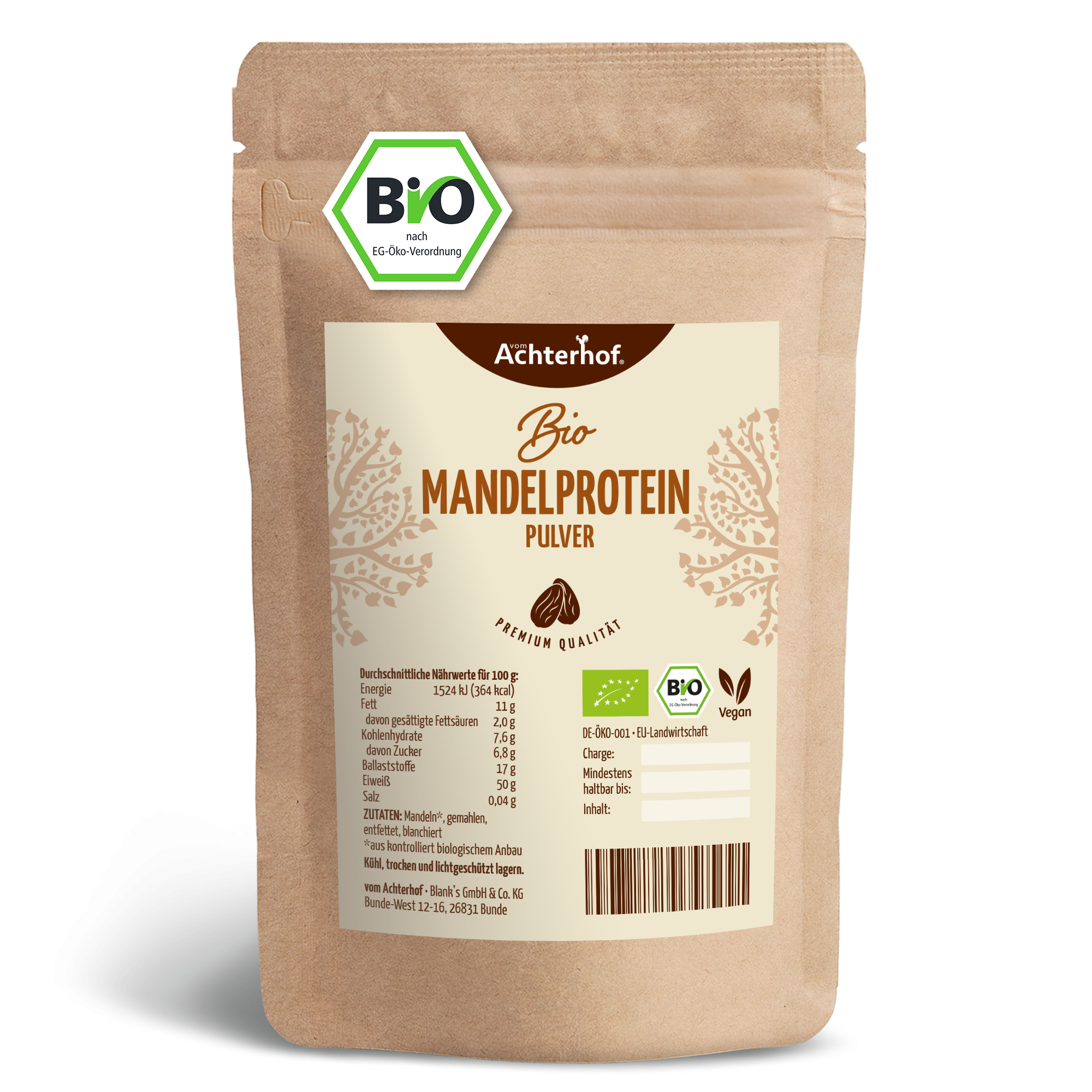 Bio Mandelprotein Pulver (250g)