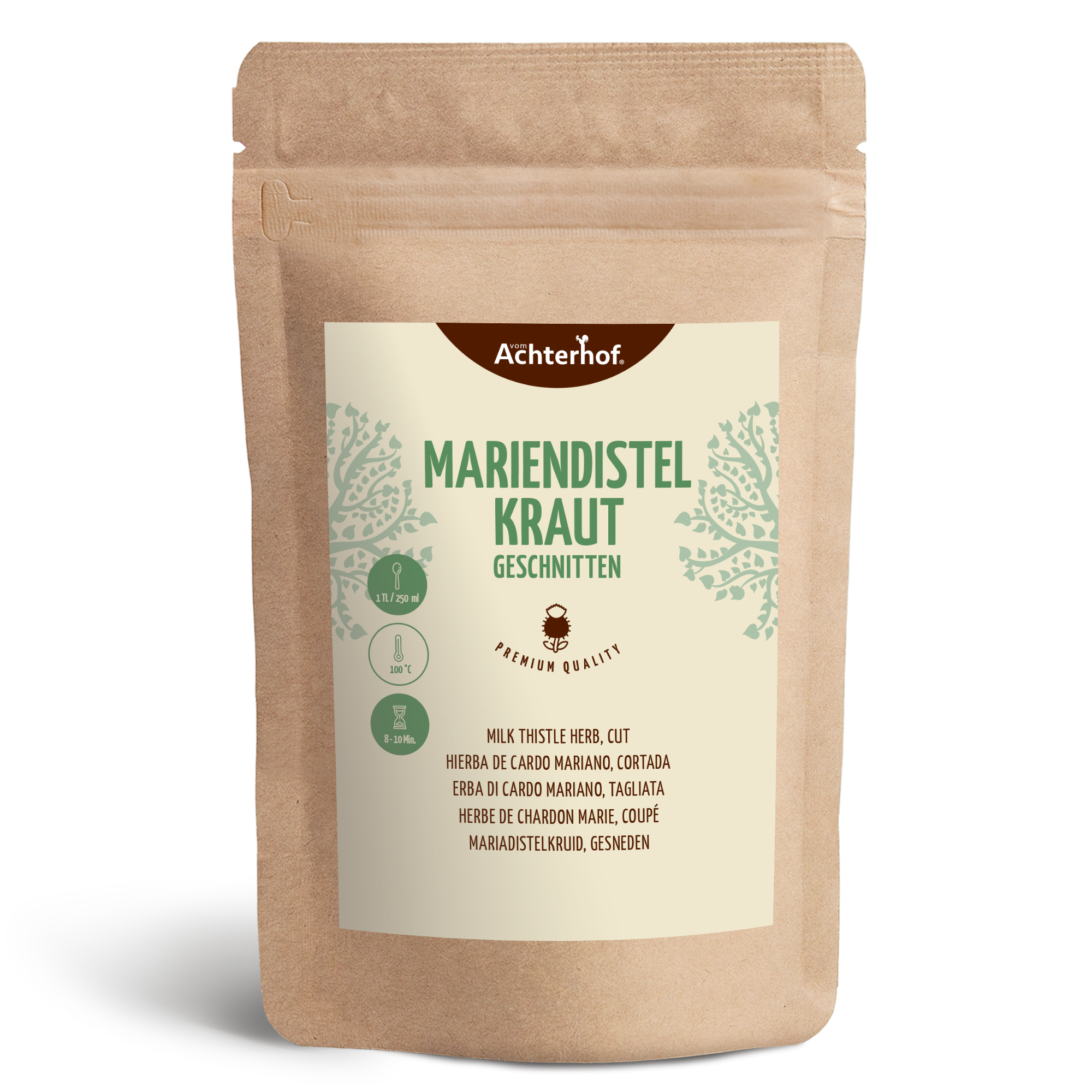 Mariendistelkraut geschnitten (1000g)