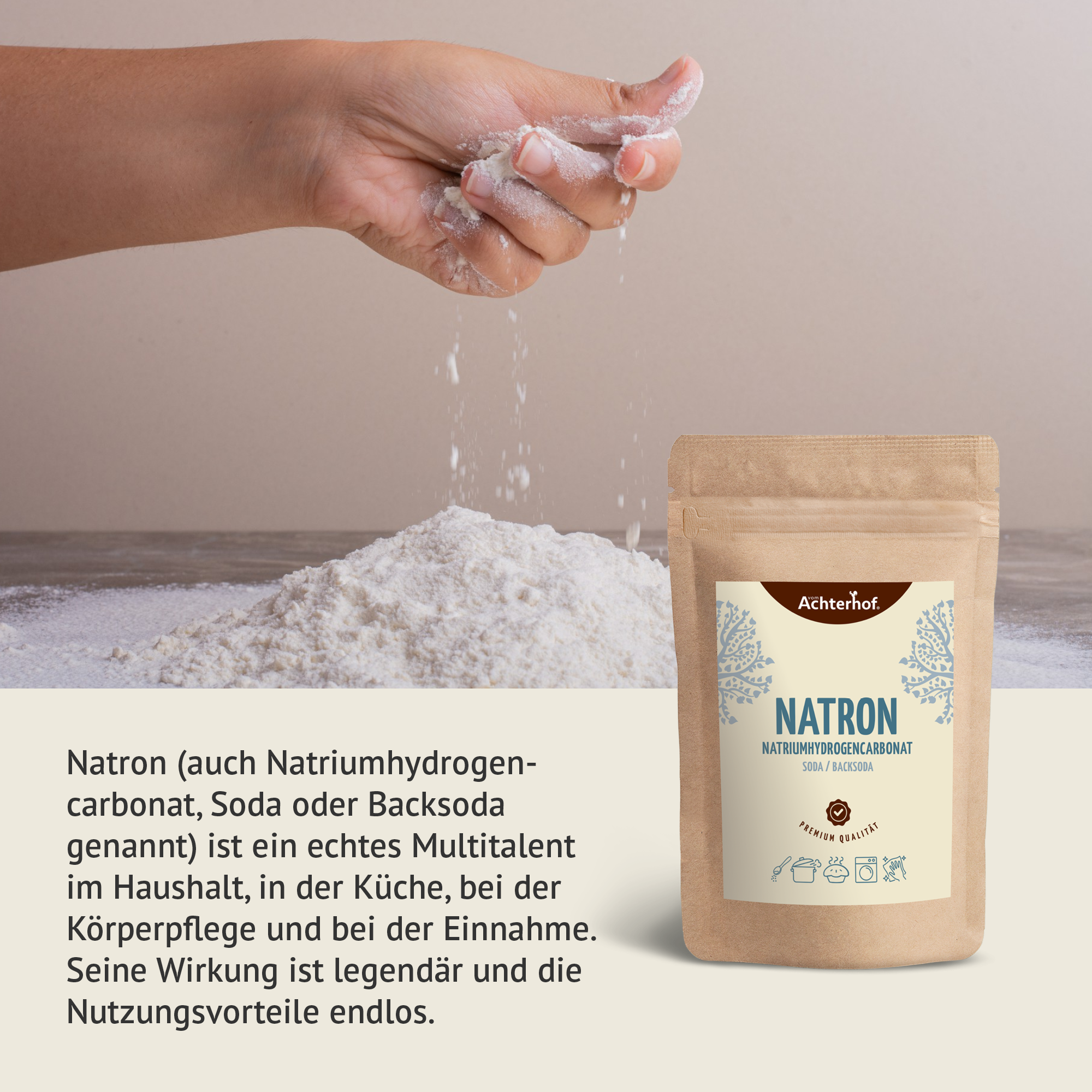 Natron Natriumhydrogencarbonat (250g)