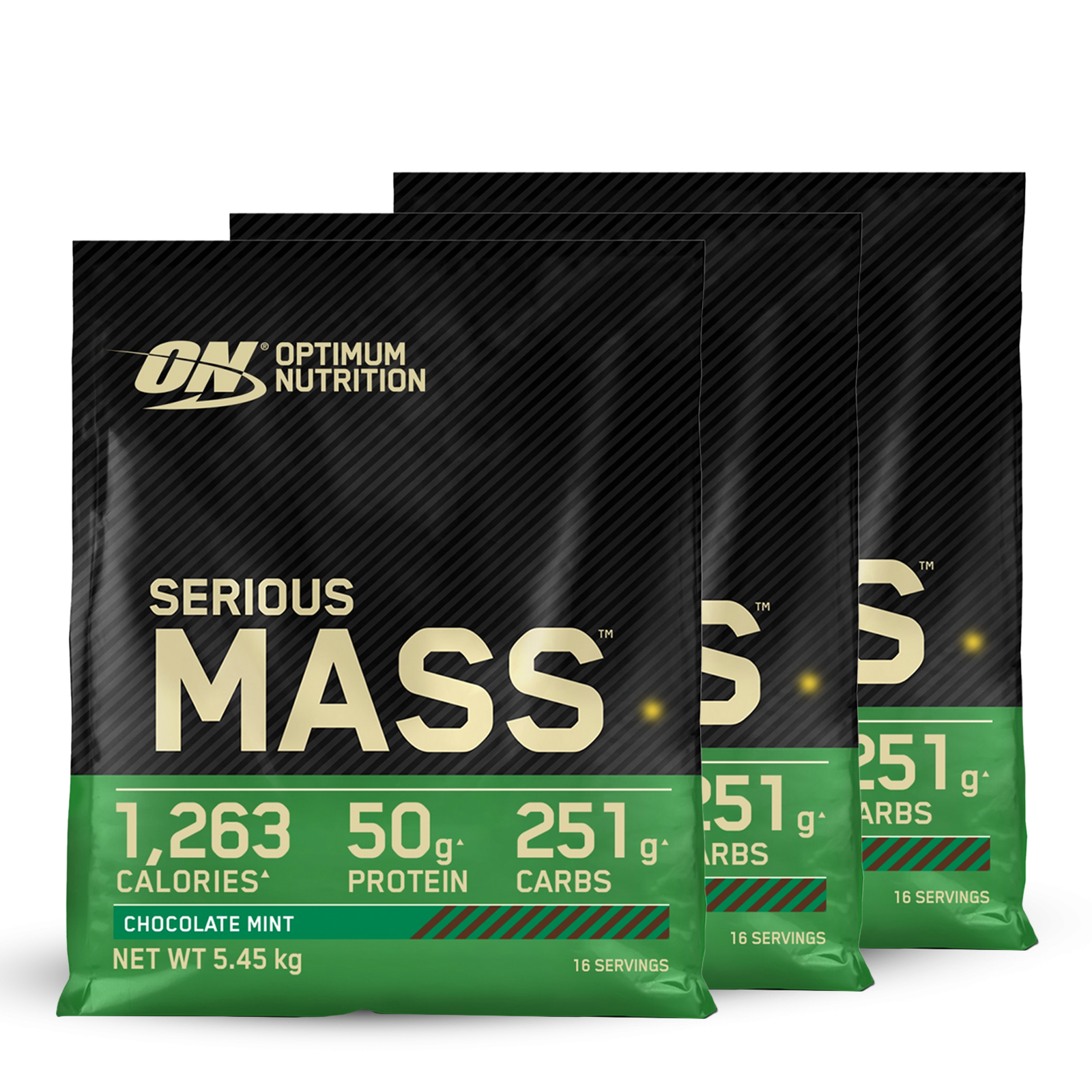 3x Serious Mass (2730g)