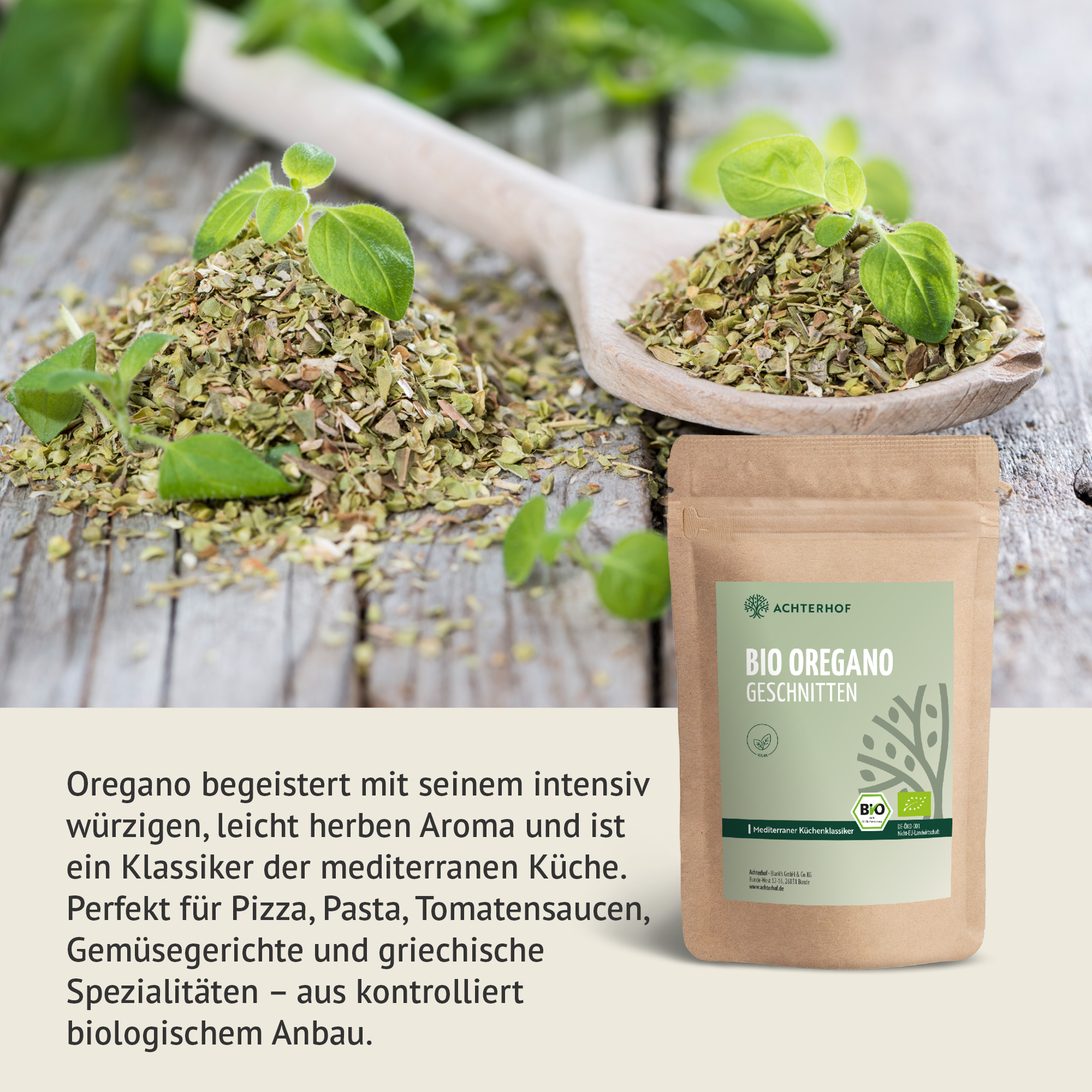 Oregano geschnitten Bio (500g)