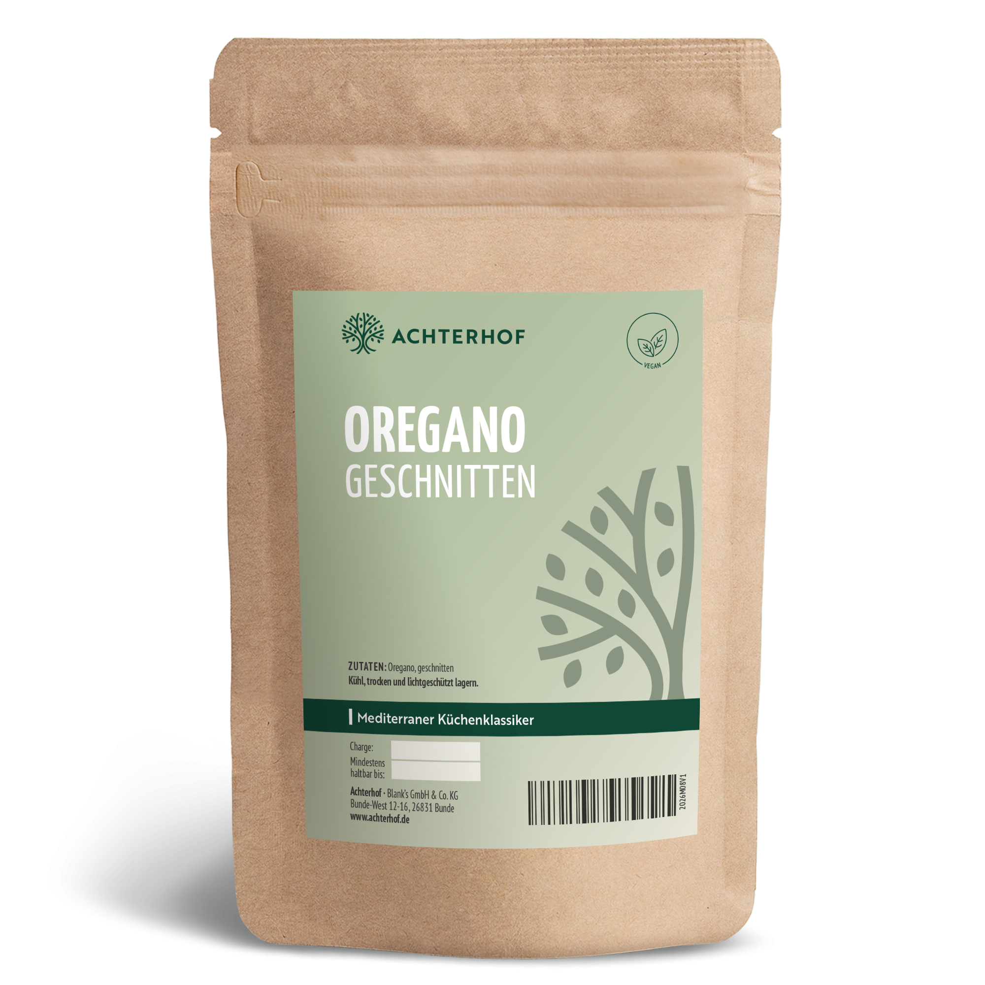 Oregano geschnitten (500g)