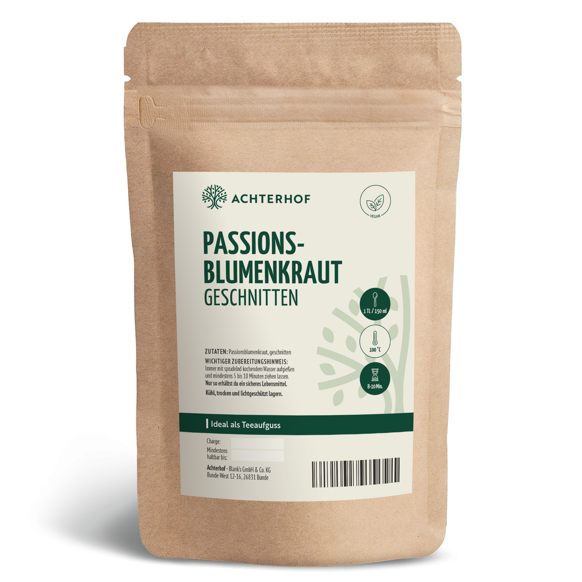 Passionsblumenkraut geschnitten (250g)