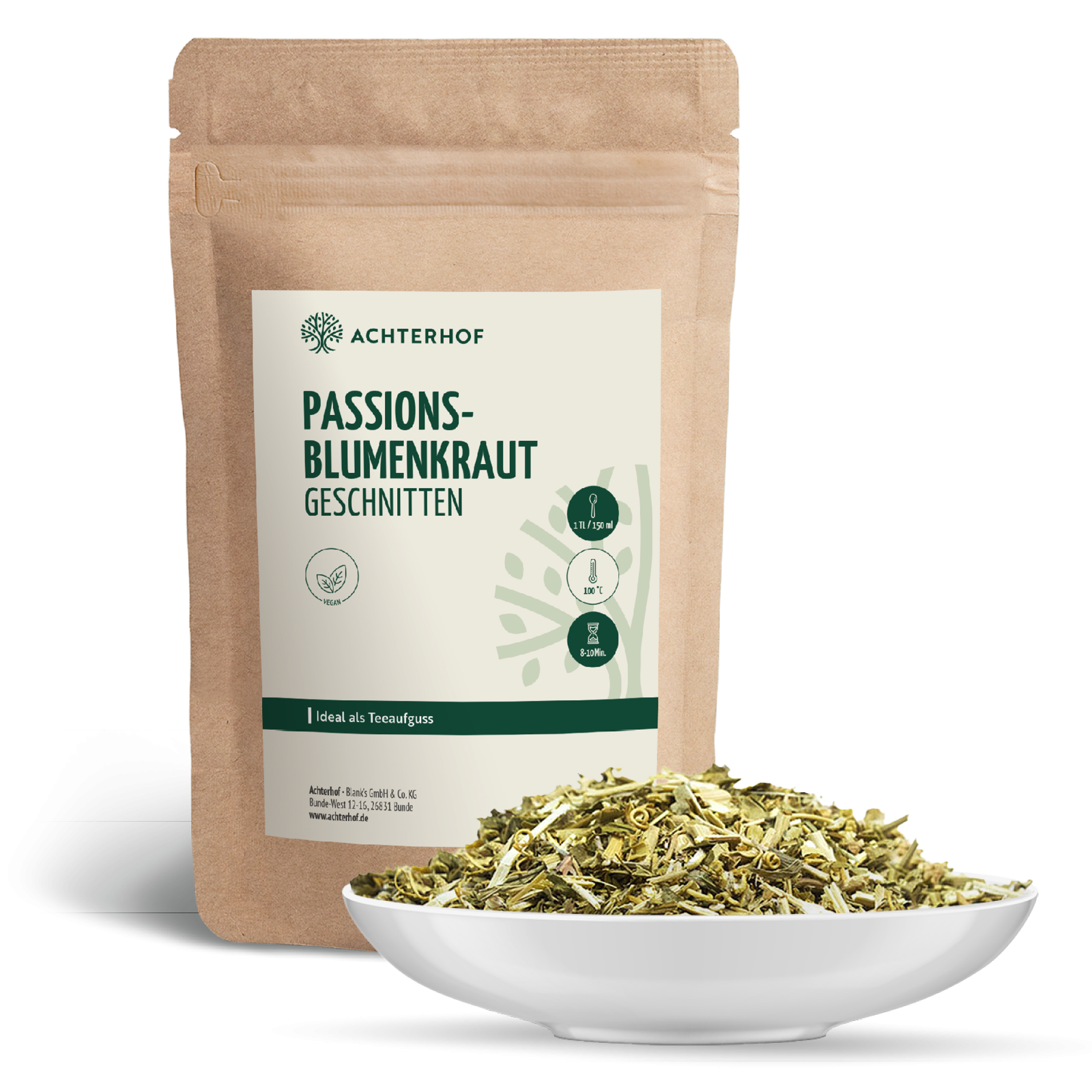 Passionsblumenkraut geschnitten (250g)