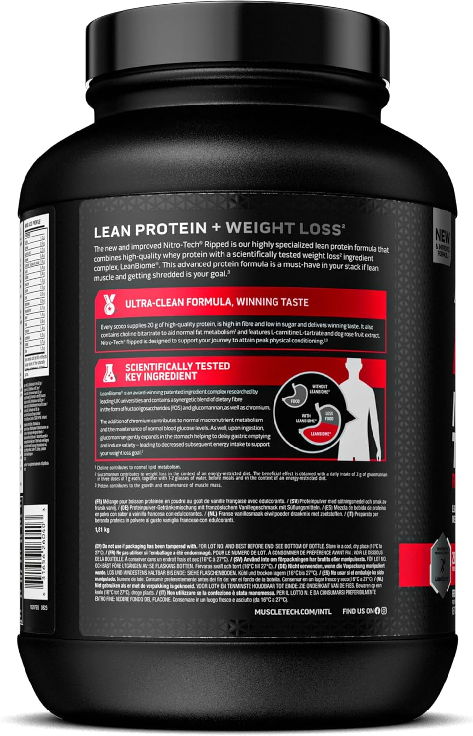 Performance Series Nitro-Tech Ripped French Vanilla Swirl (1806g)