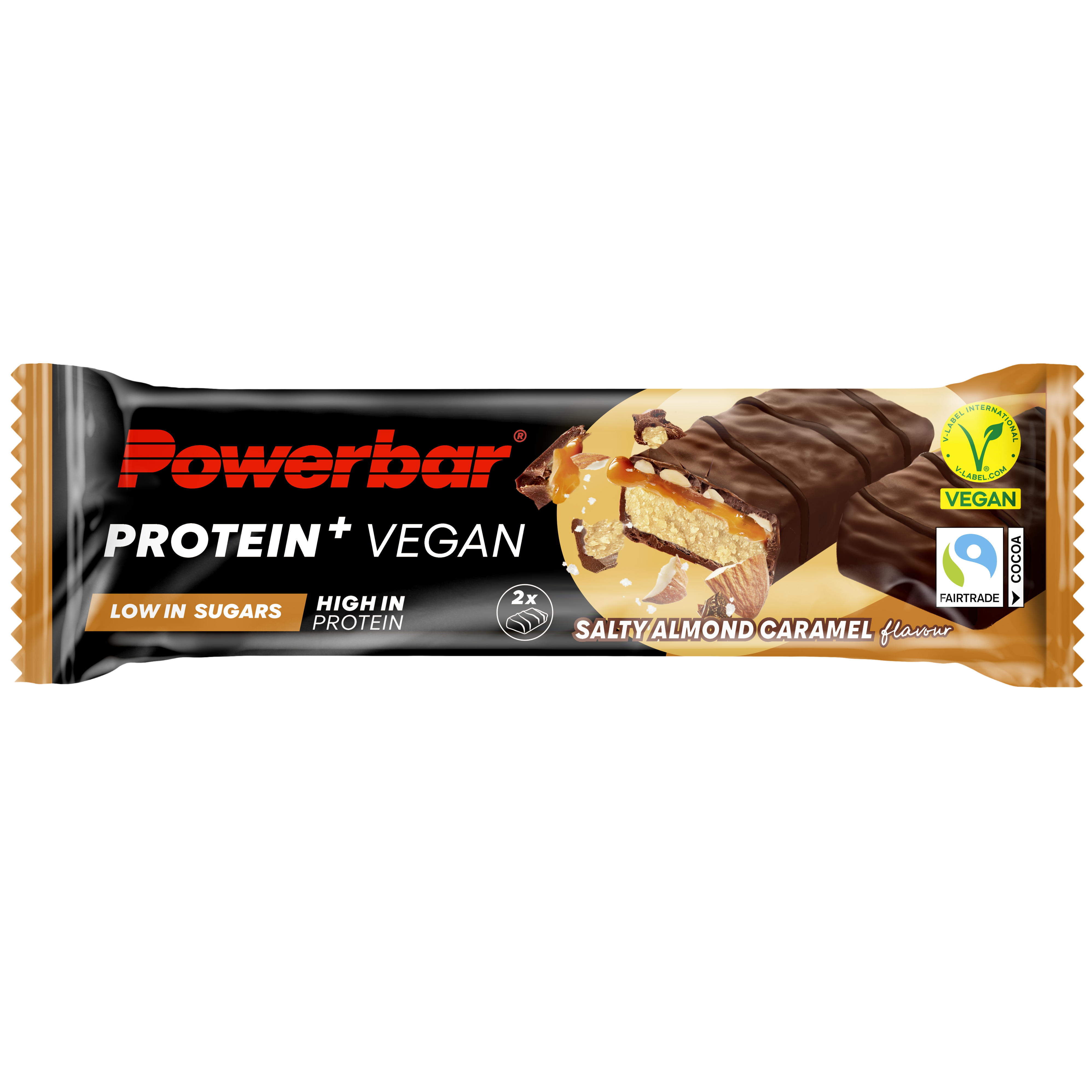 Protein+ Vegan Low in Sugars Bar (12x42g)