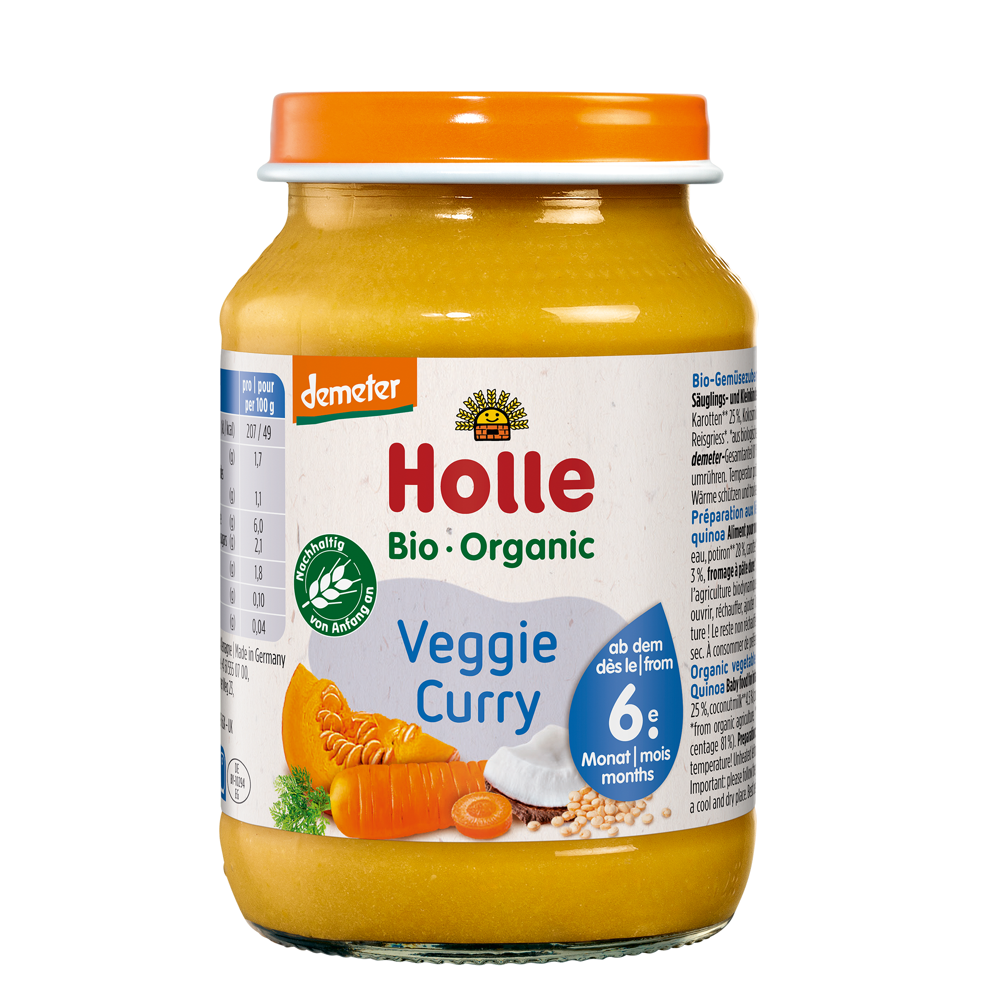 Veggie Curry - 190g - Demeter ab dem 6. Monat