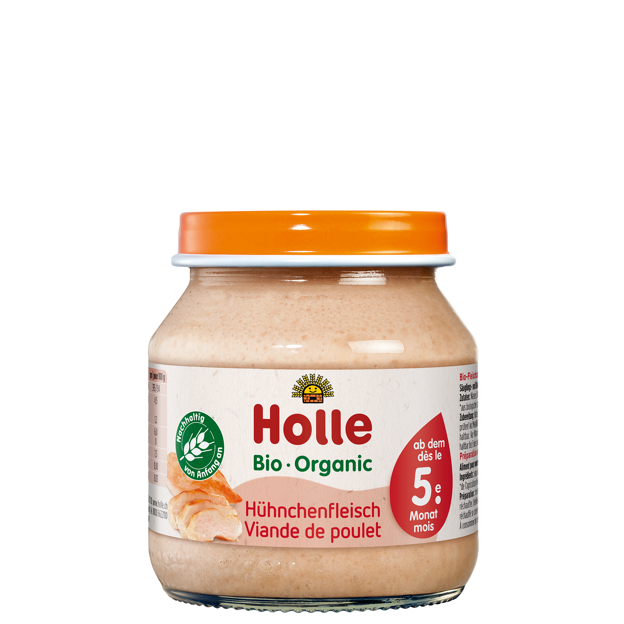 Hühnchenfleisch - 125g - Bio ab dem 5. Monat