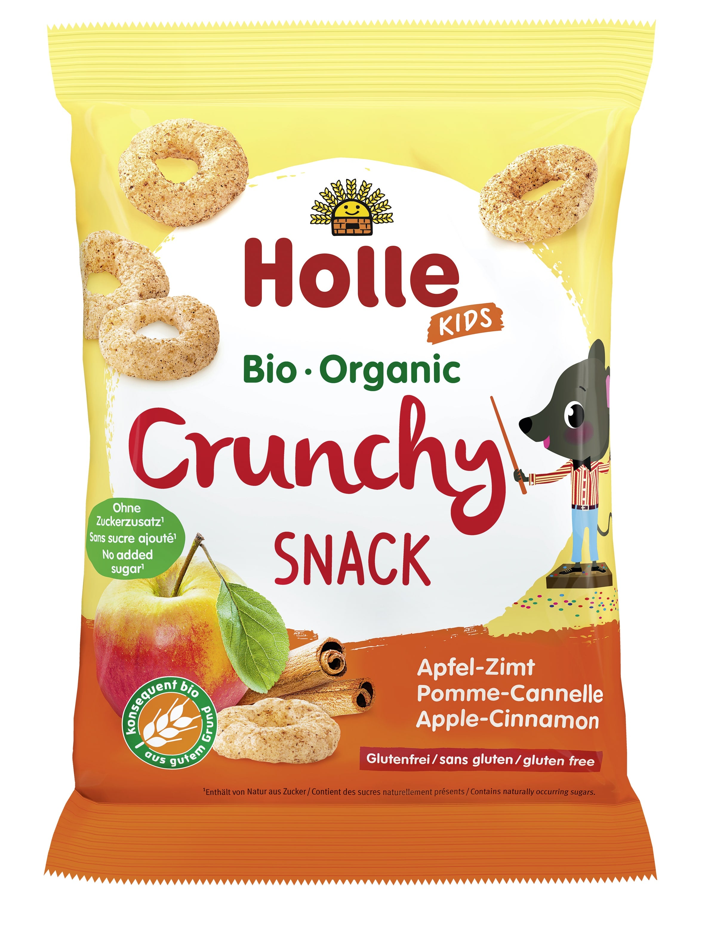 Bio-Crunchy Snack Apfel-Zimt ab 3 Jahren (25g)