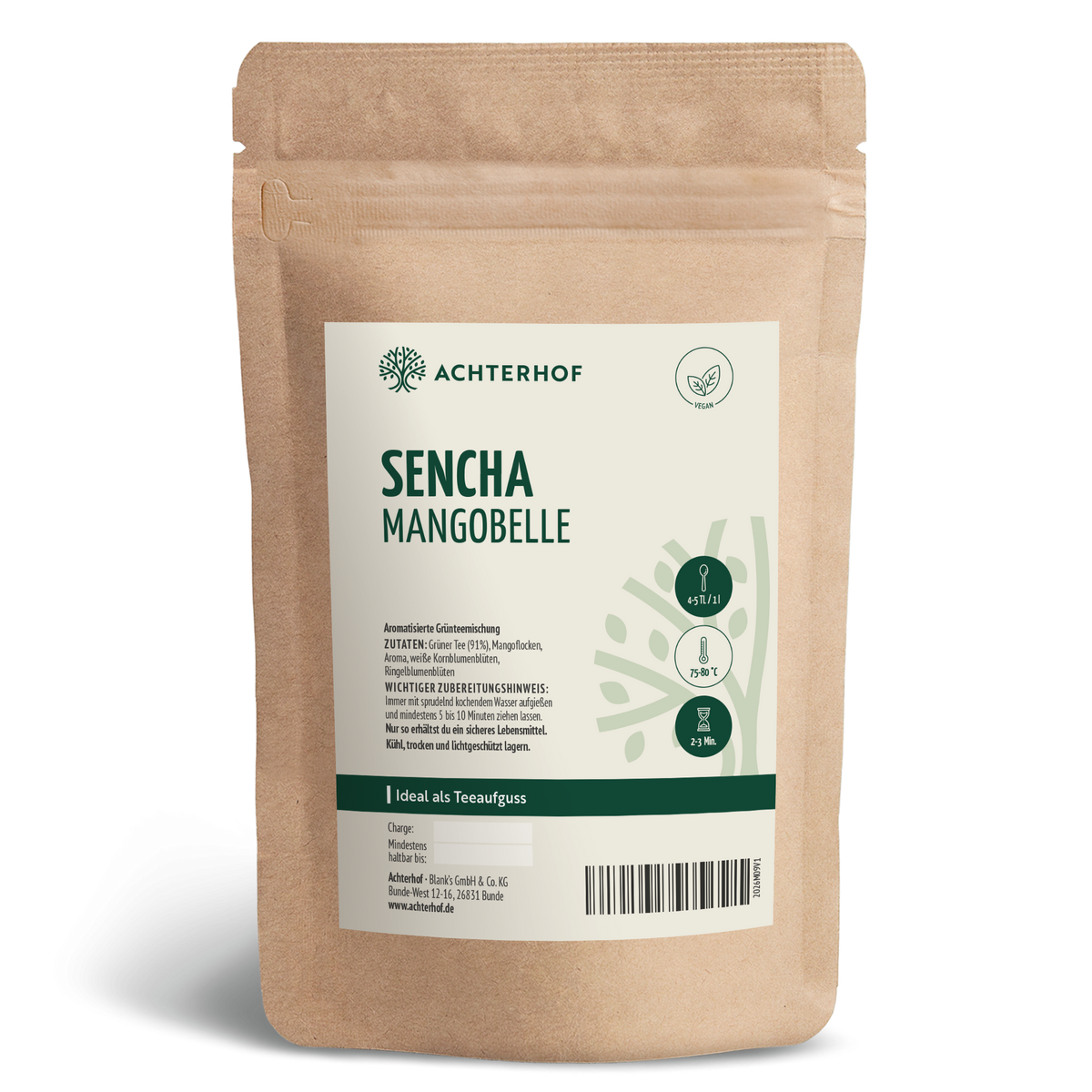 Grüner Tee Sencha Mangobelle (100g)