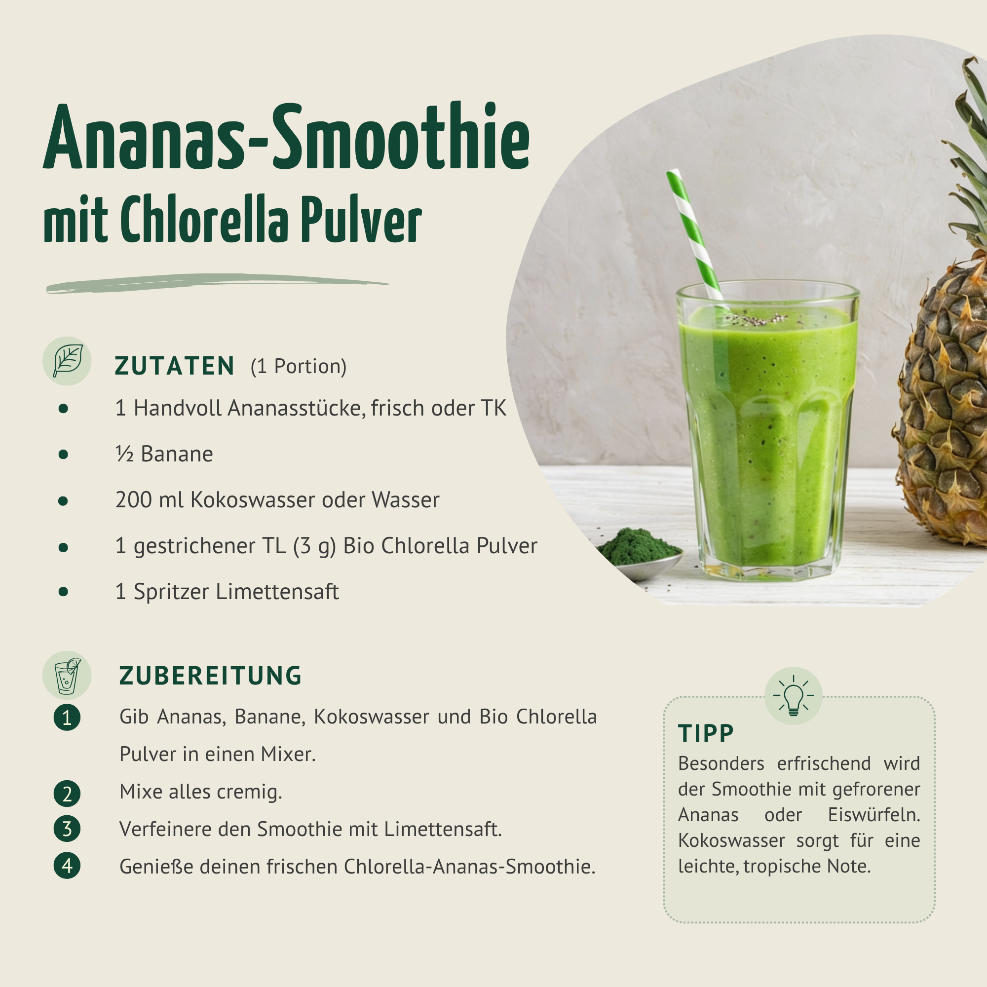 Bio Chlorella Pulver (100g)