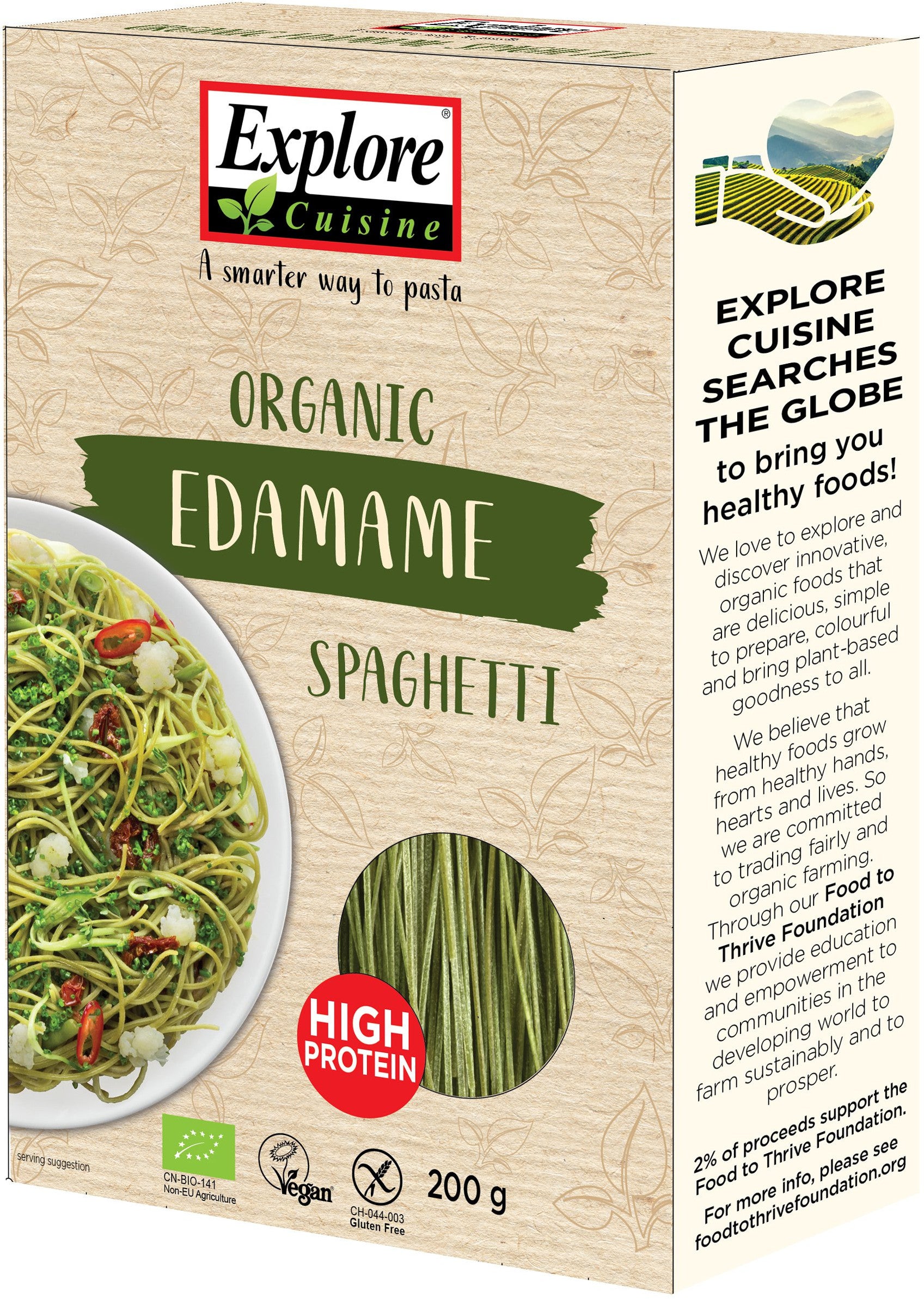 Spaghetti aus Edamamebohnen bio (200g)