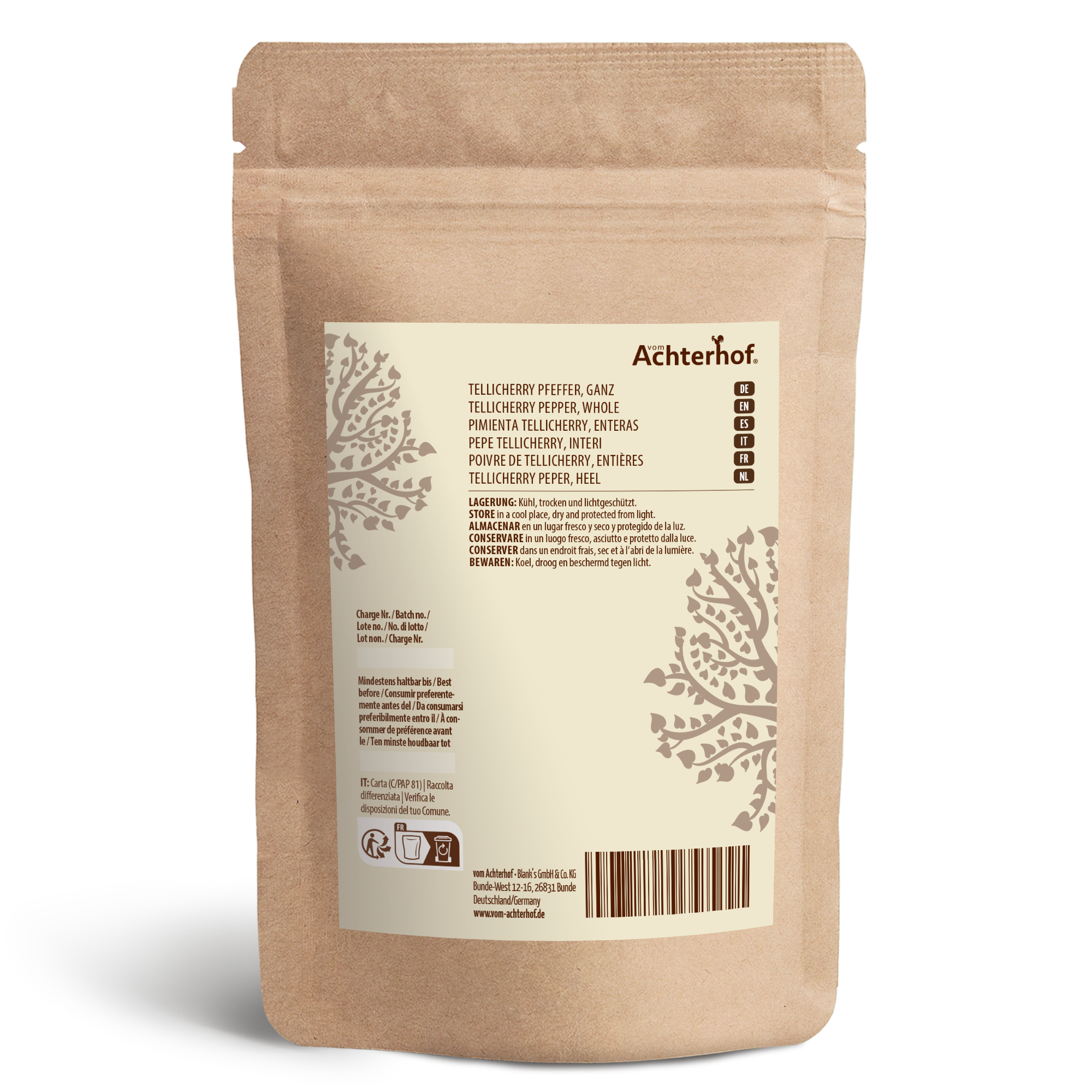 Tellicherry Pfeffer ganz (500g)