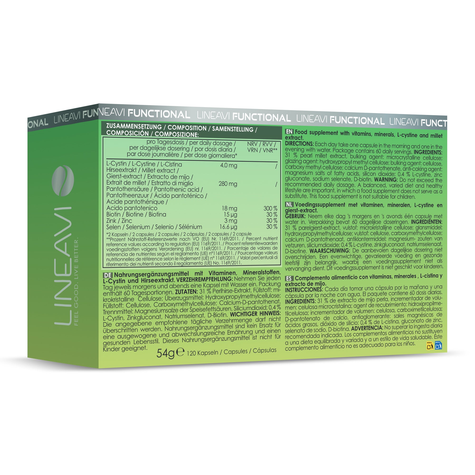 Haarkraft 4-Monatspackung (2x120 Kapseln)