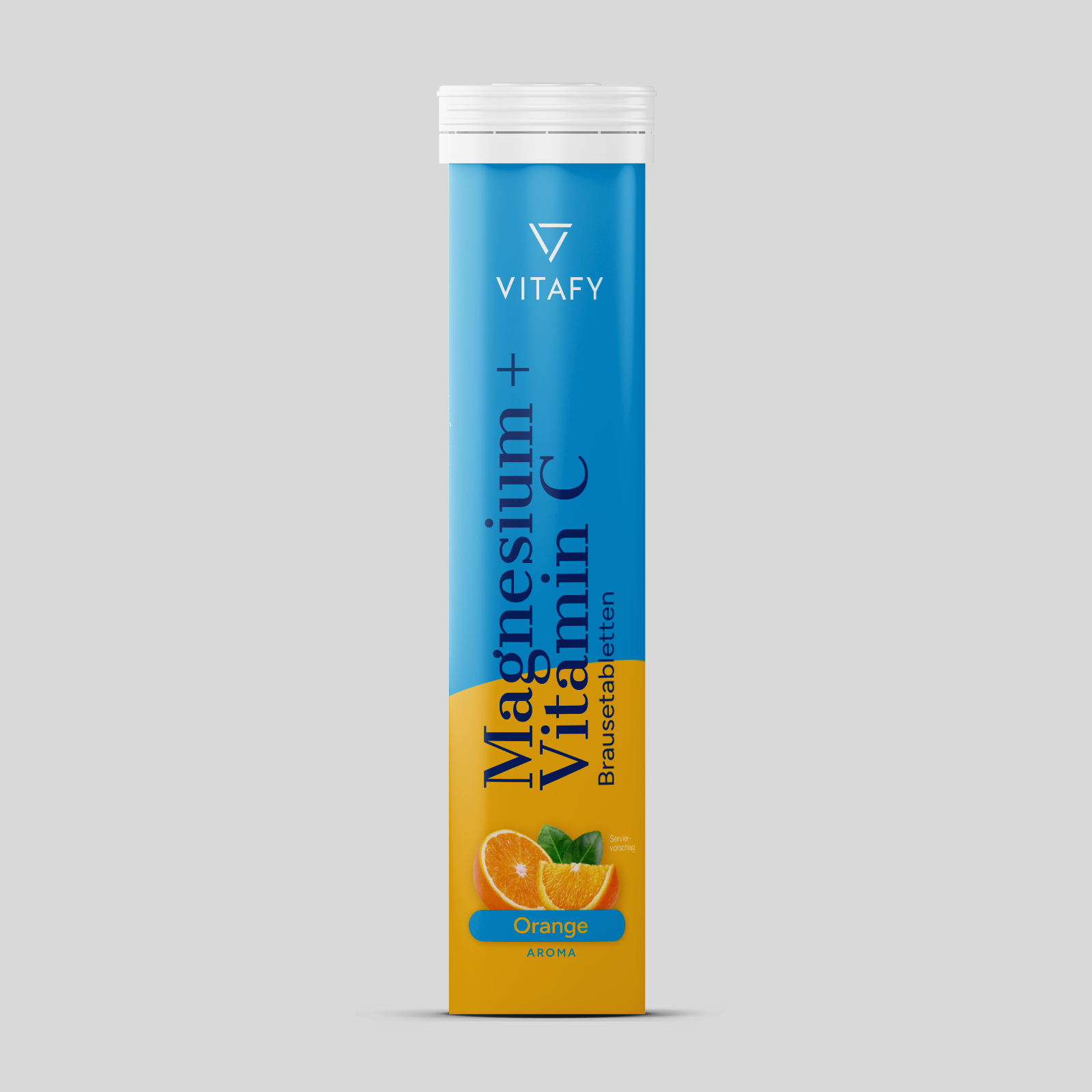 Magnesium + Vitamin C - Orange (20 Brausetabletten) - 6er Pack