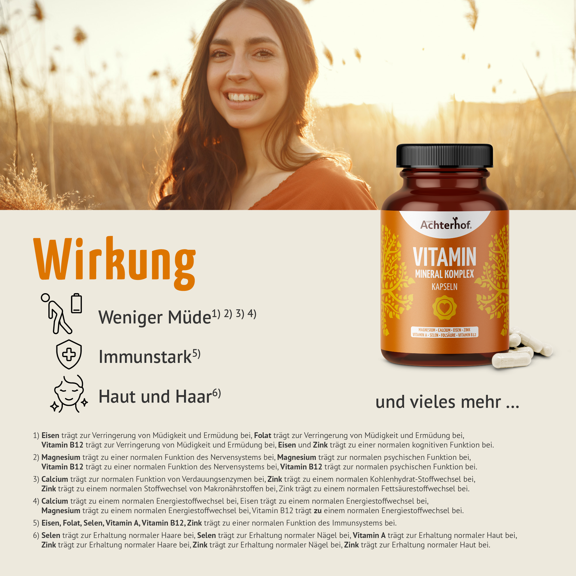 Vitamin Mineral Komplex (150 Kapseln)