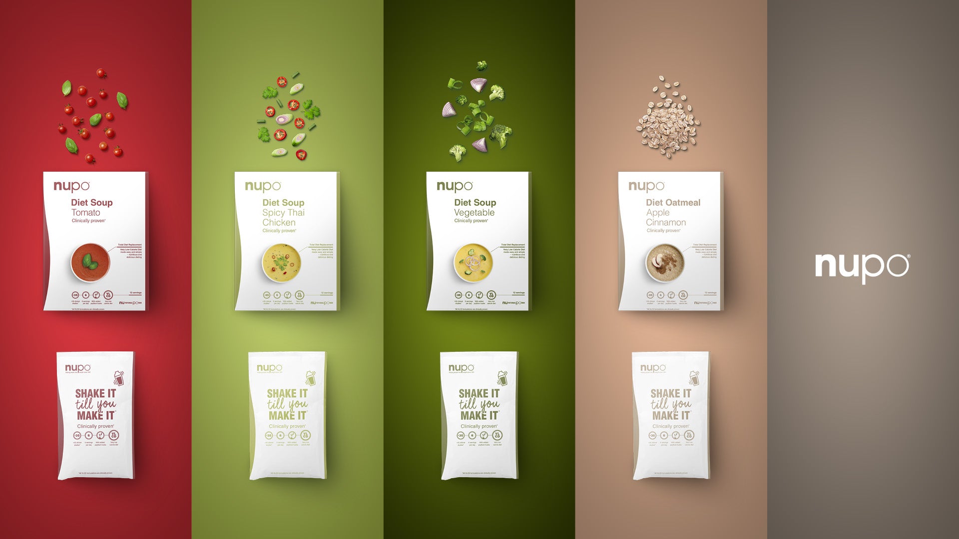 Diet Porridge Oatmeal Apple & Cinnamon (12x32g)