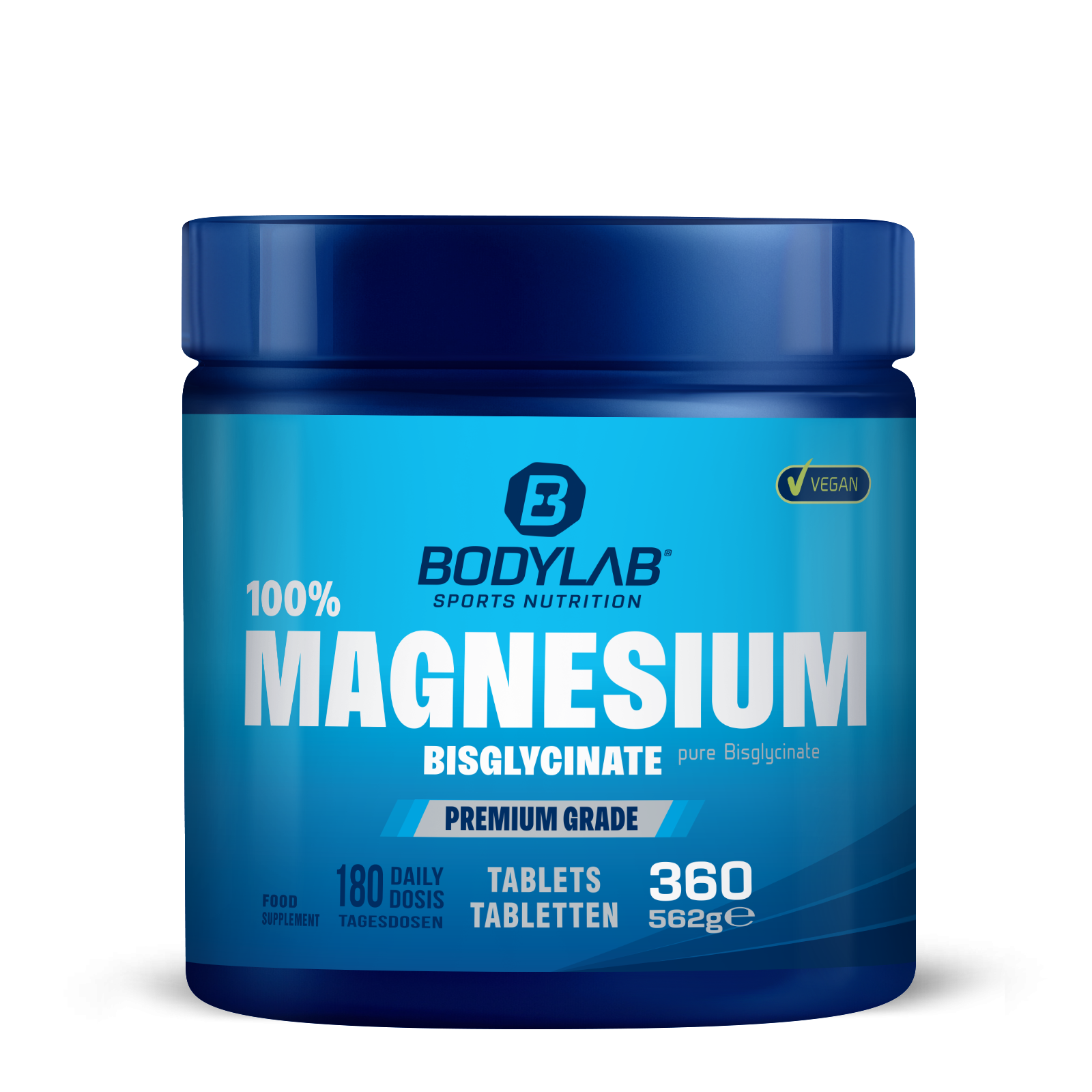 100% Magnesium Bisglycinat (360 Tabletten)