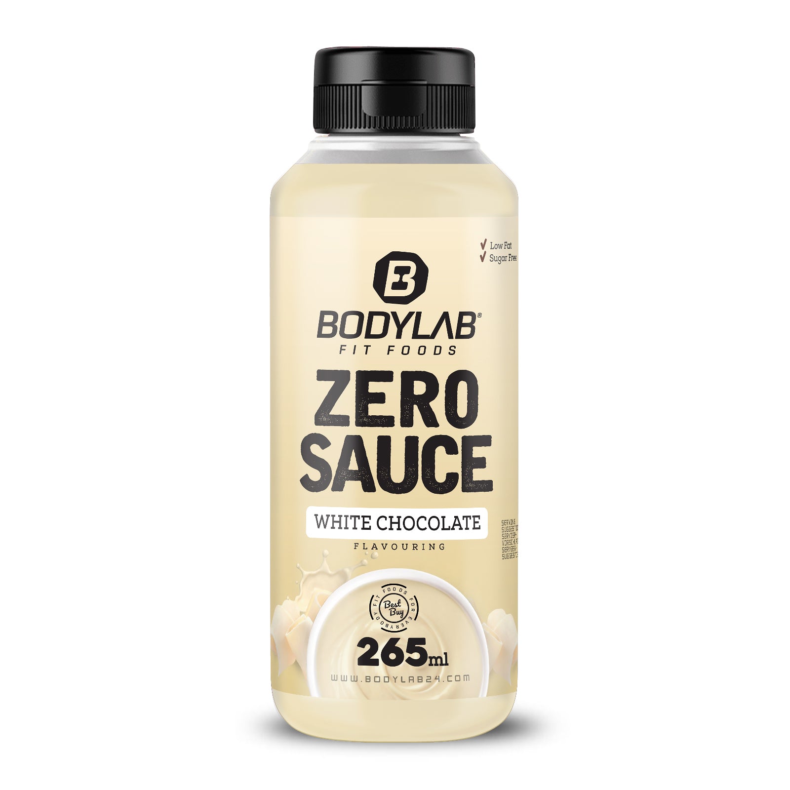 Zero Sauce (265ml) Weiße Schokolade