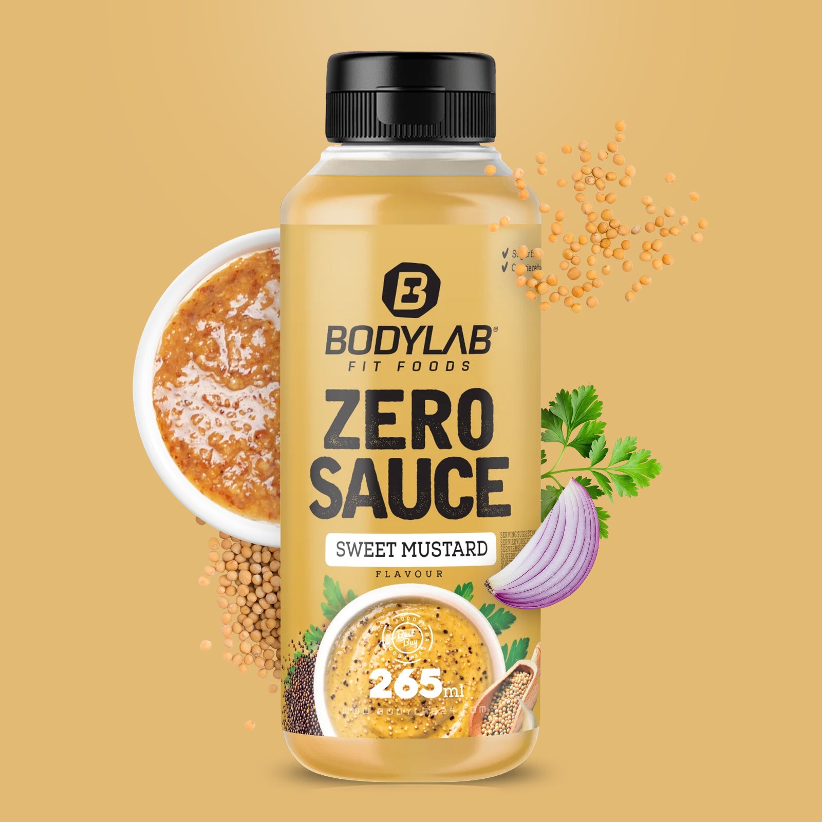 Zero Sauce (265ml) Süßer Senf