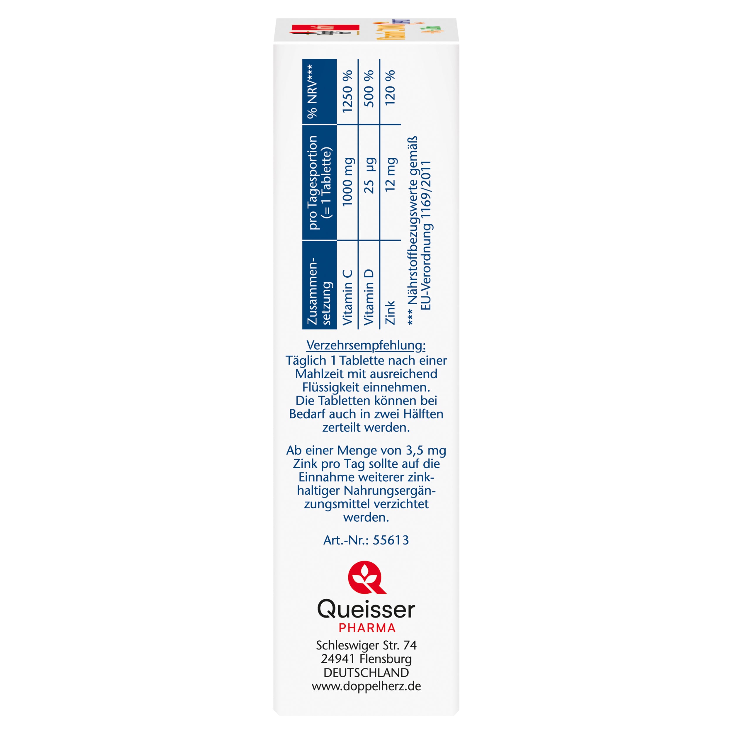 Vitamin C 1000 + D3 + Zink Depot (30 Tabletten)