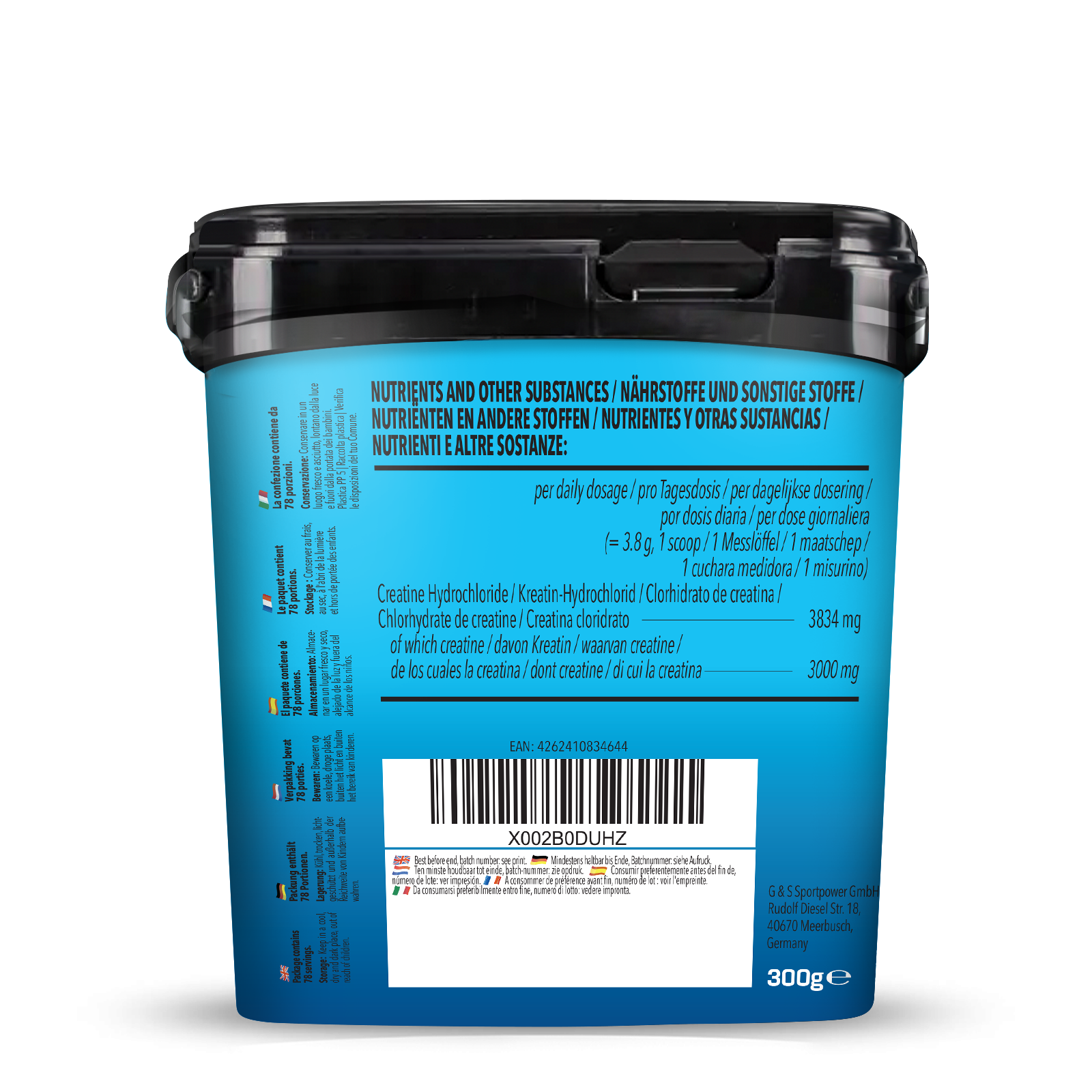 Creatine HCl Powder (300g)
