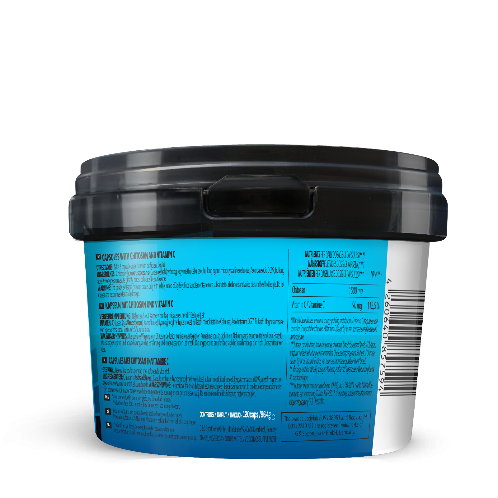 Chitosan + Vitamin C  - Support the Metabolism* (120 Kapseln)