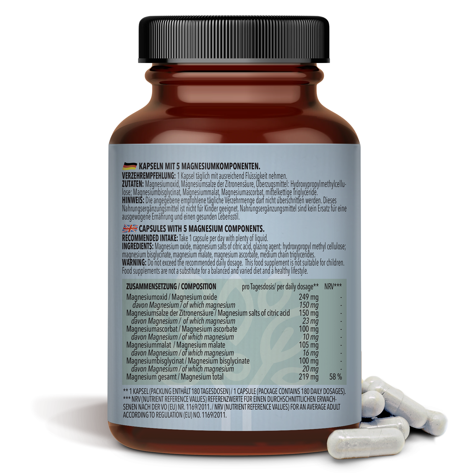 2 x Magnesium Komplex (2 x 180 Kapseln)