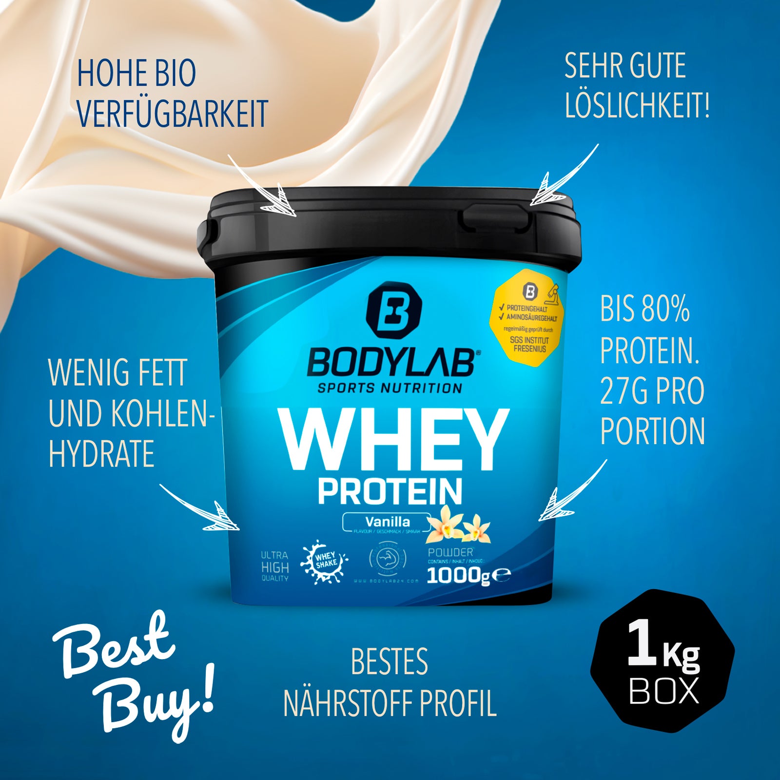 4x Whey Protein (4x1000g)