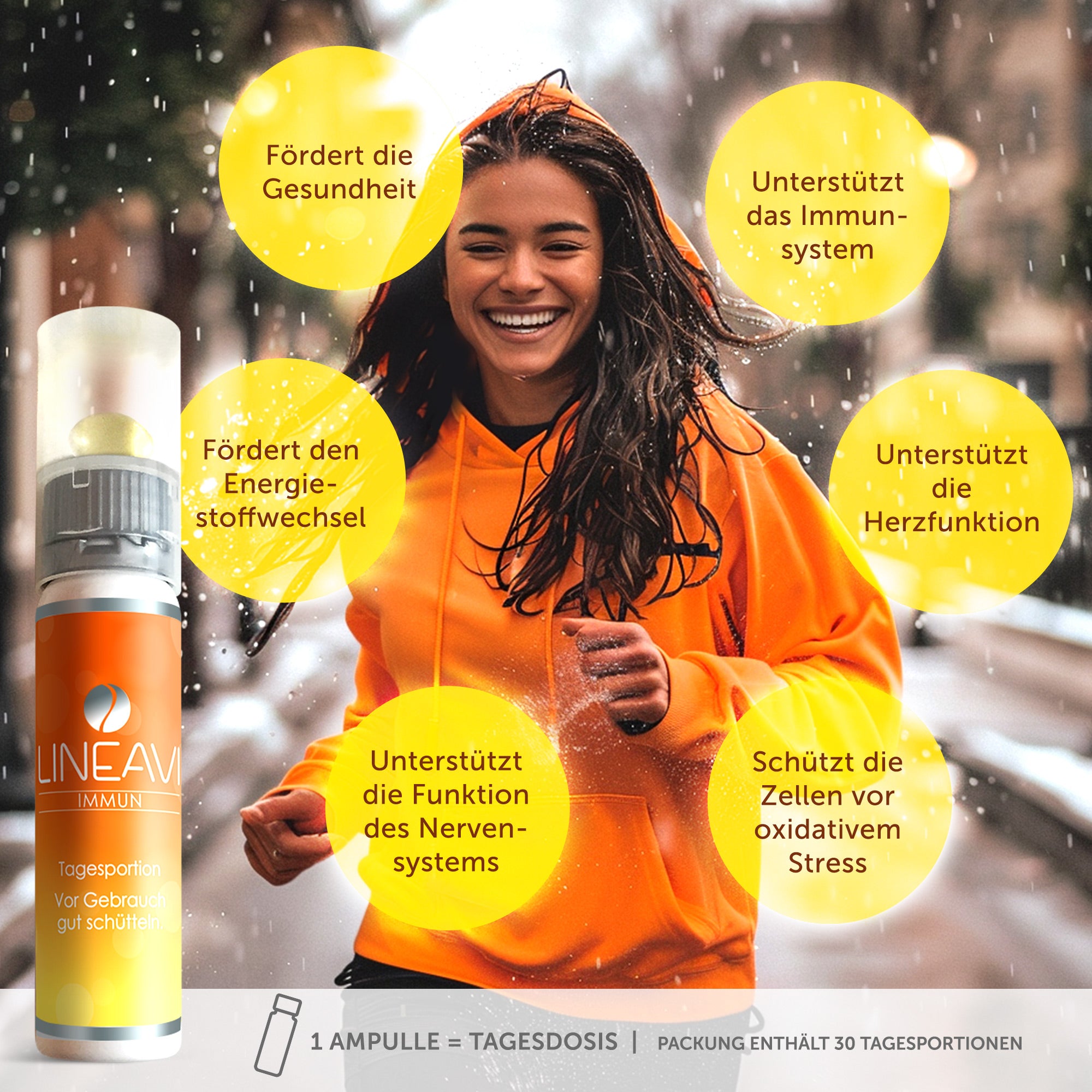 Immun (30x25ml Trinkfläschchen + 30 Omega 3 Kapseln)