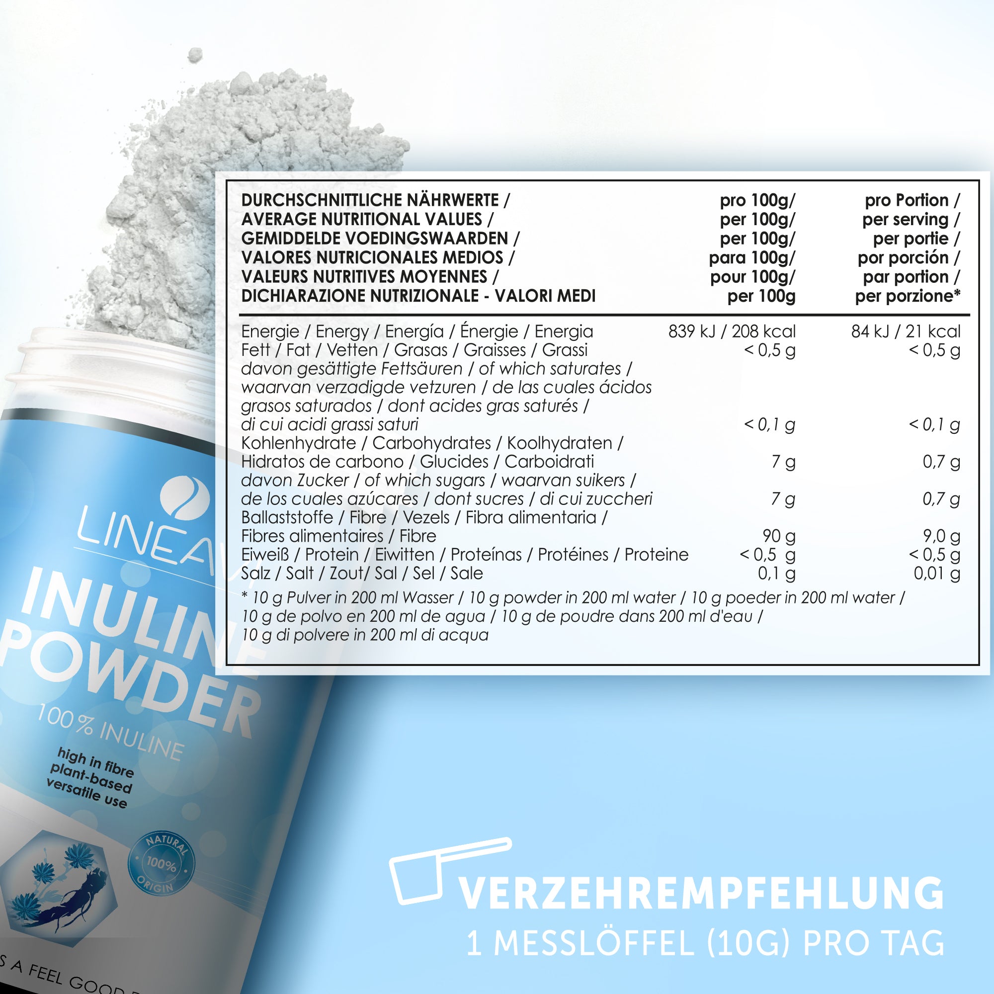 Inulinpulver (500g)