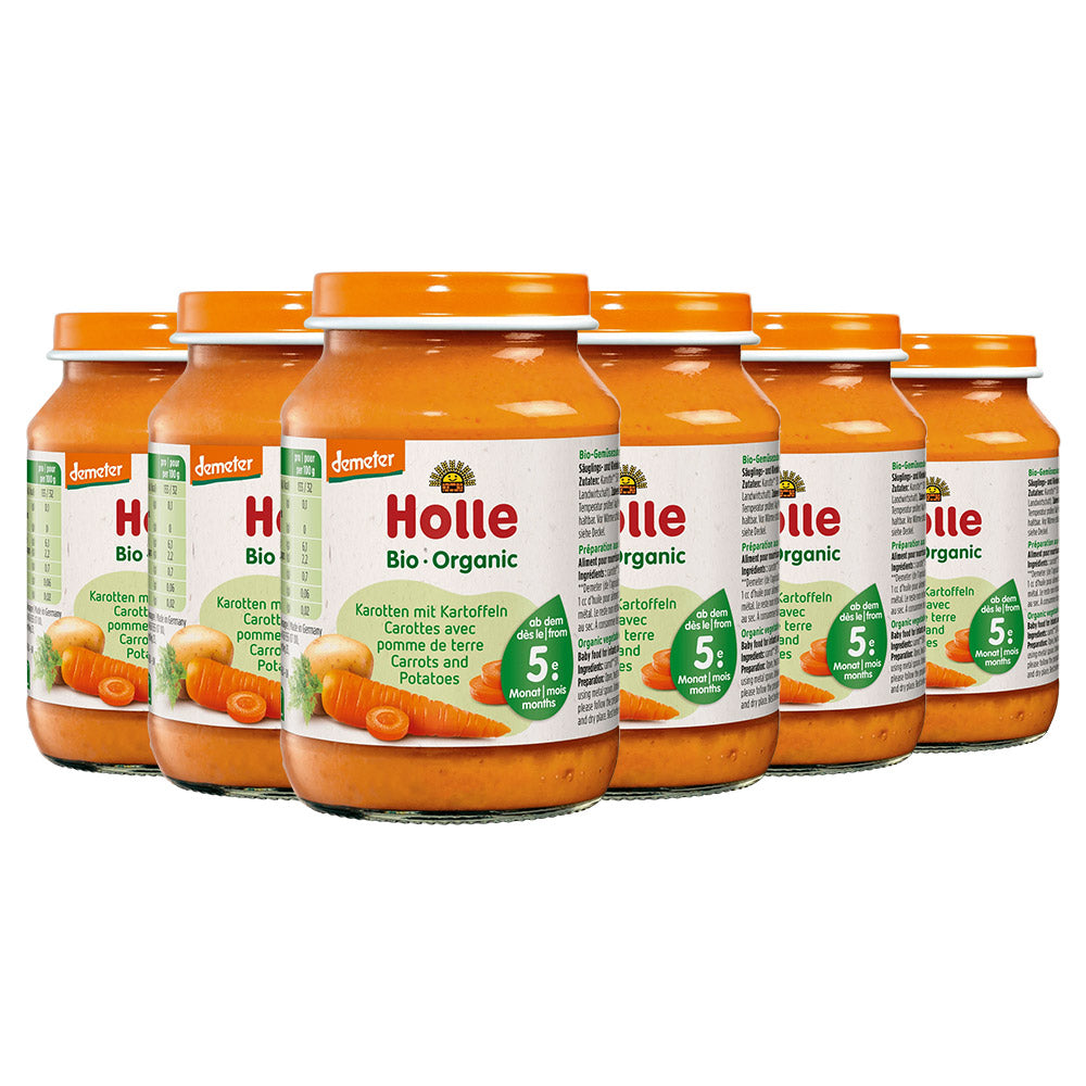 Karotten mit Kartoffeln - 6x190g - Demeter ab dem 5. Monat