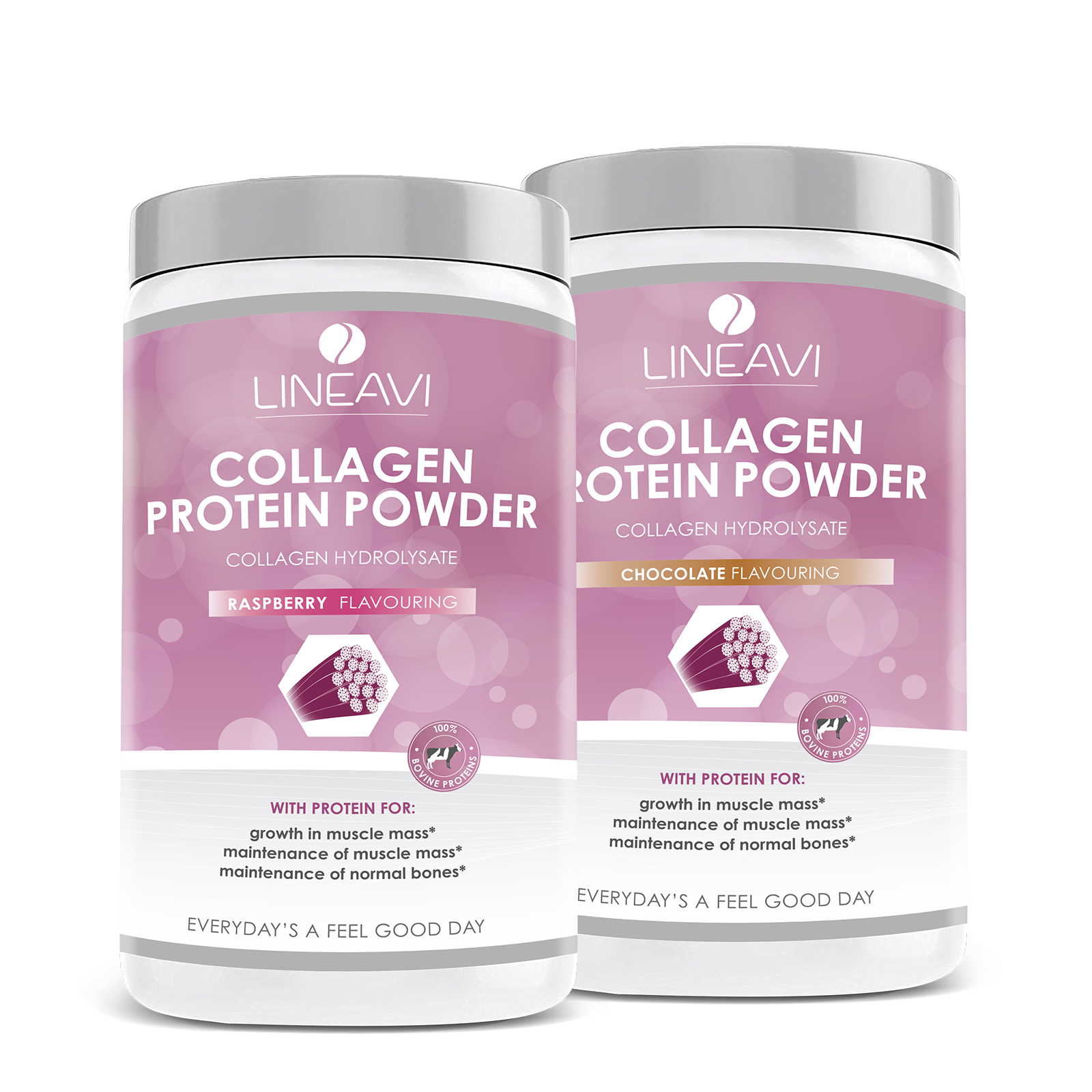 LINEAVI 2er Kollagen Proteinpulver (2x400g)