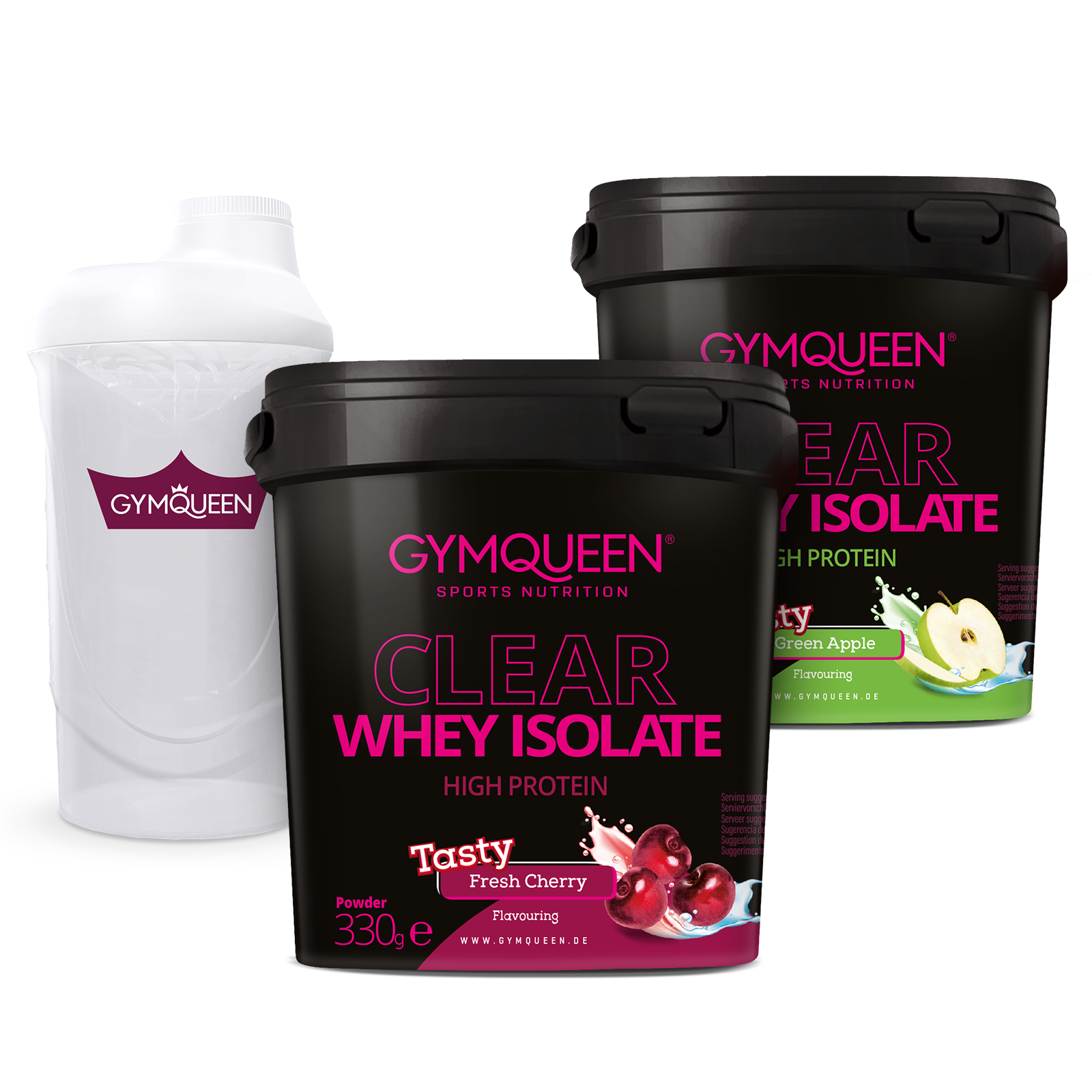 Clear Whey 2er Pack + Shaker