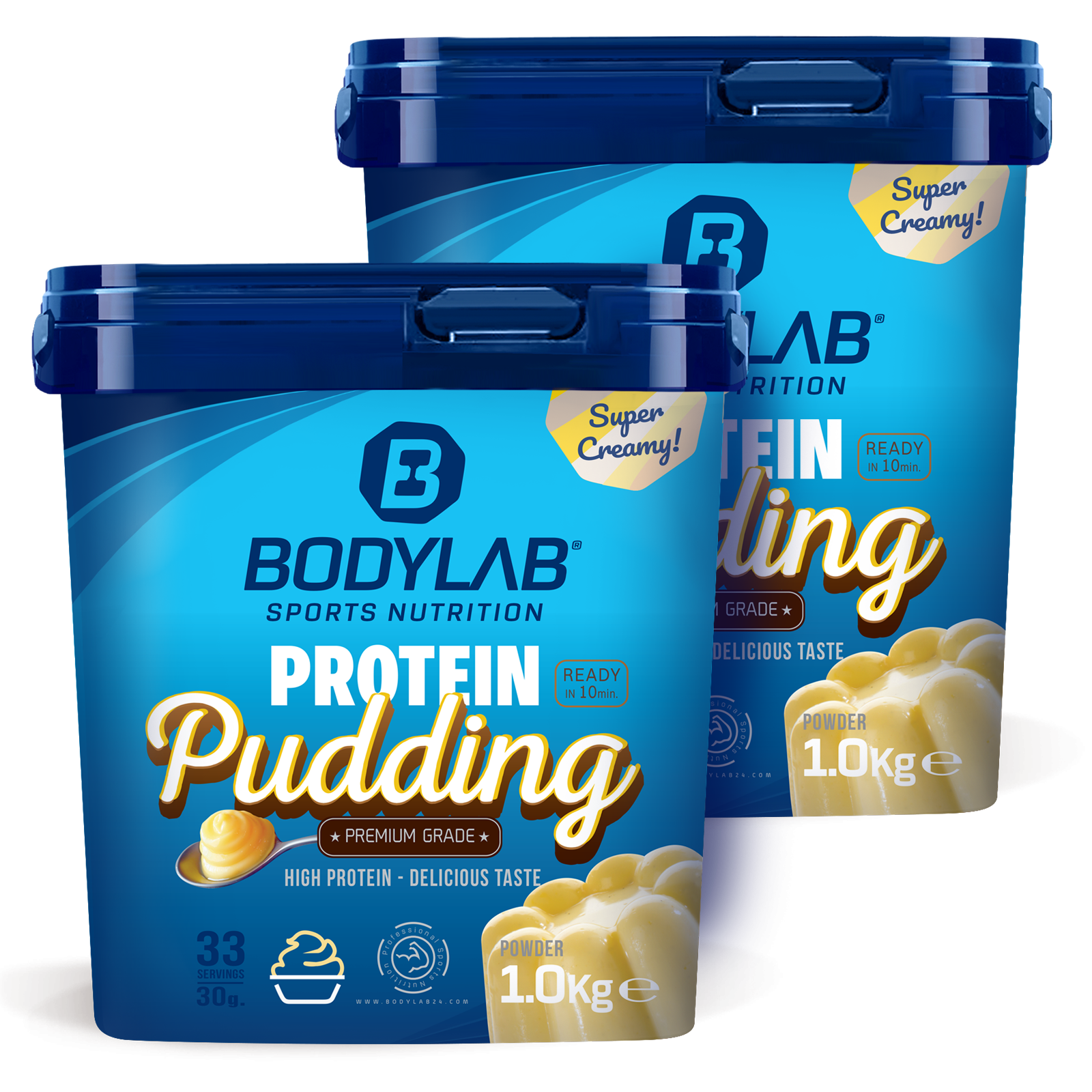 2 x Protein Pudding (1000g)