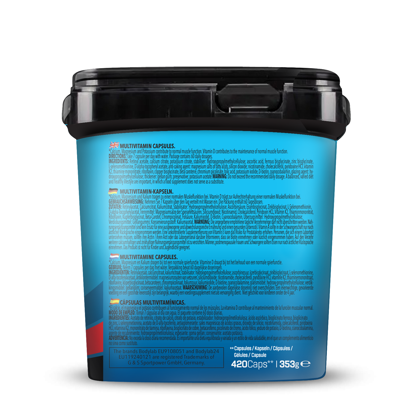BIG PACK Bodybuilder Stack 2.0 (420 Kapseln)