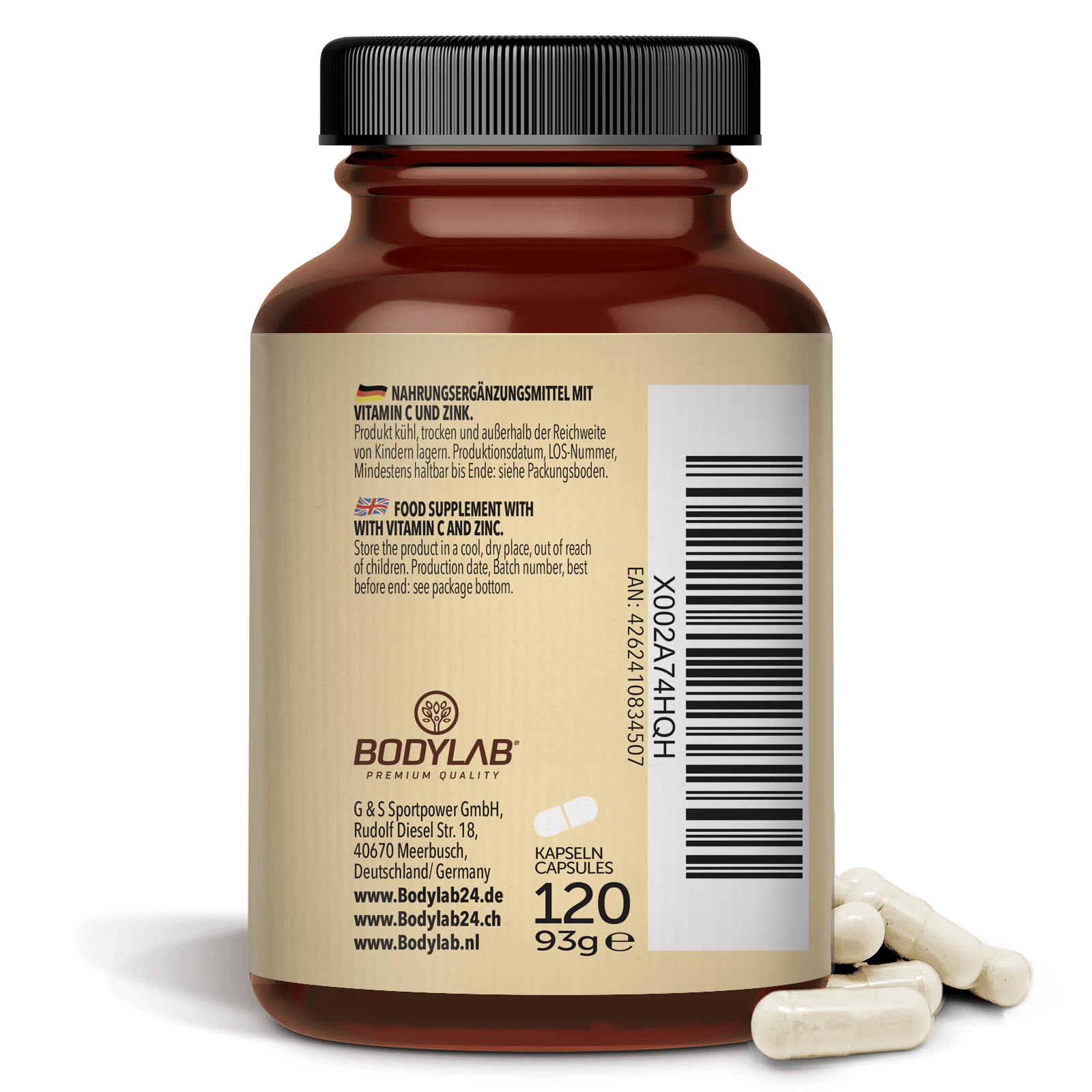 2 x Vitamin C + Zink (2 x 120 Kapseln)