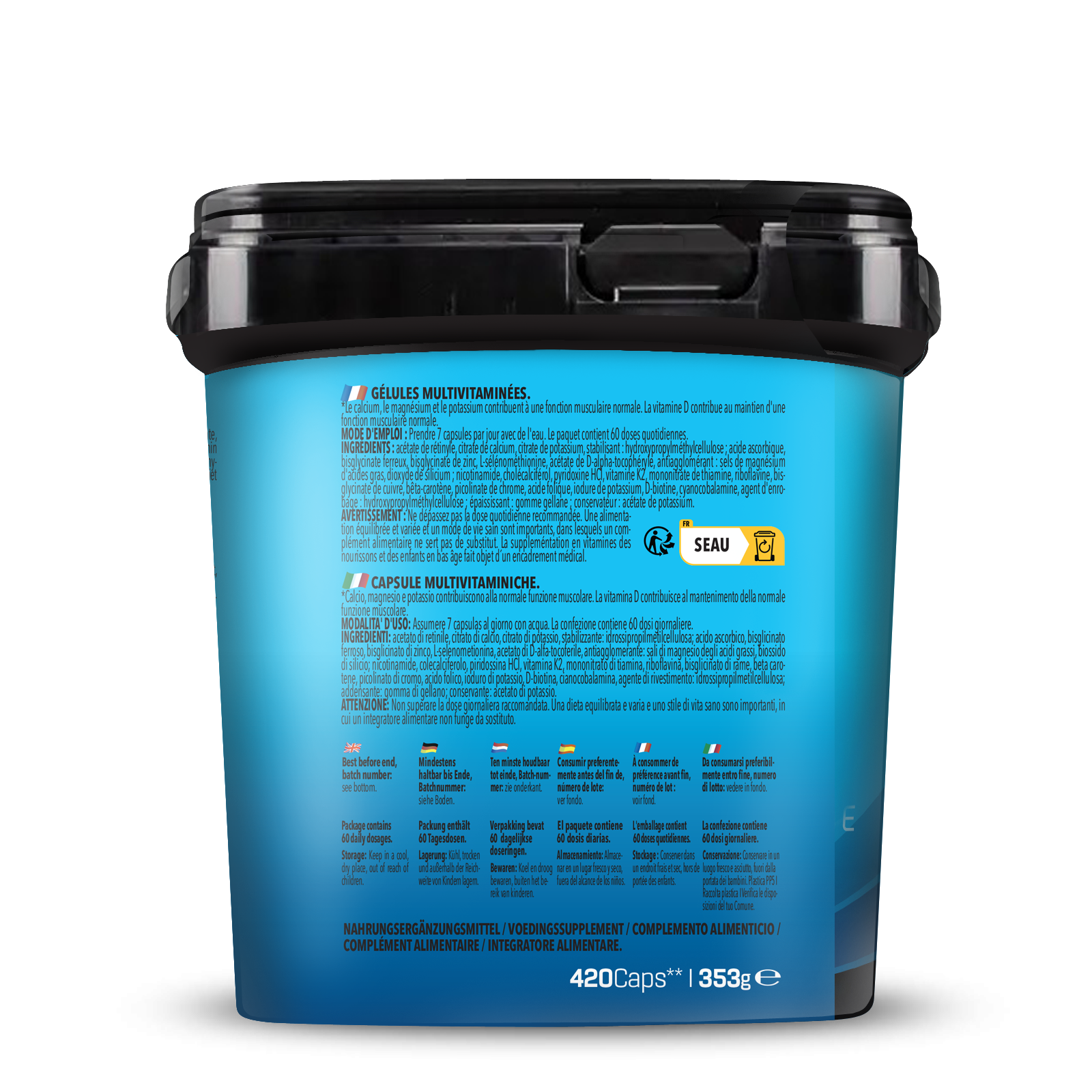BIG PACK Bodybuilder Stack 2.0 (420 Kapseln)