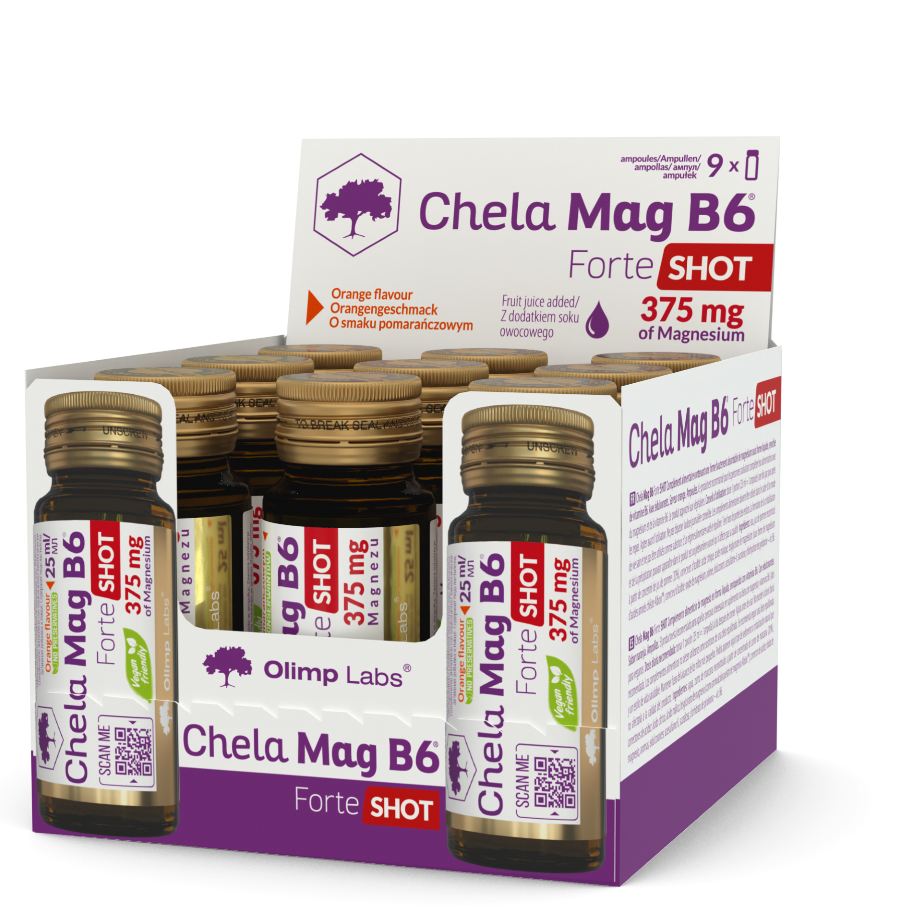 Chela Mag Shots (9x25ml) Orange