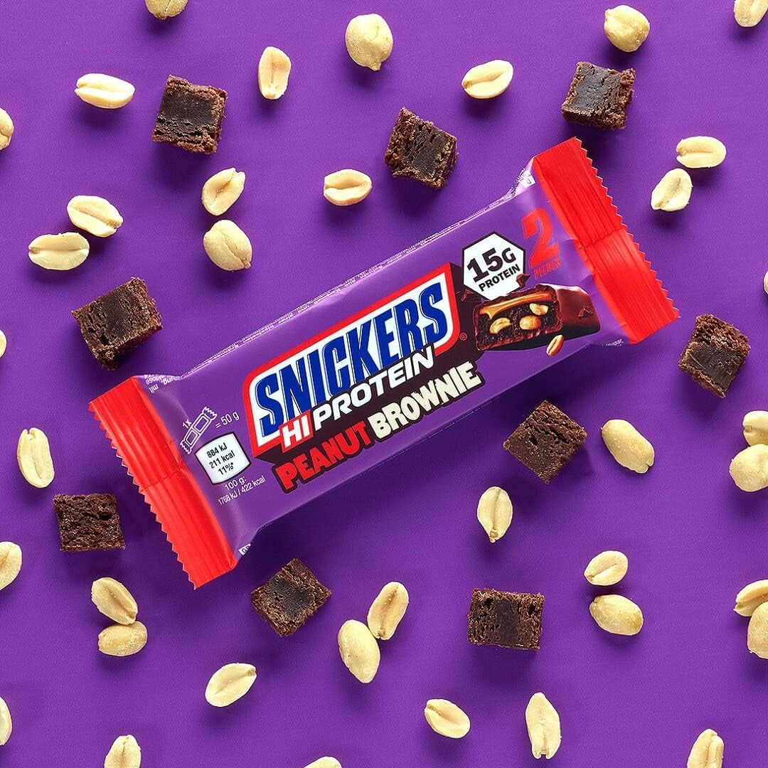 Snickers High Protein Bar Peanut Brownie (12x50g)
