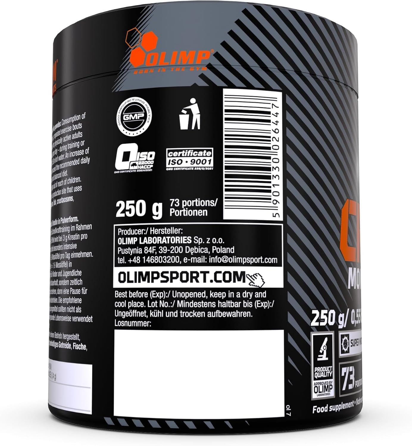 Creatine Monohydrate Powder (250g)