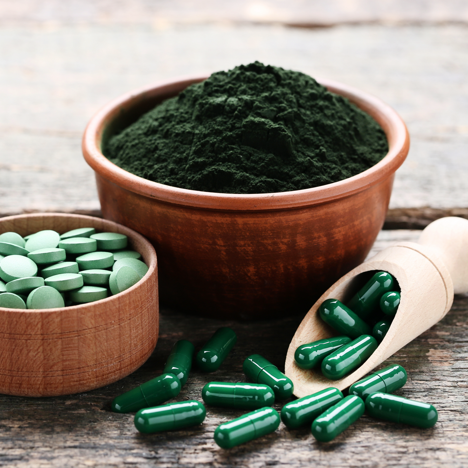 Chlorella & Spirulina Algen Tabletten Bio (400 Tabletten)