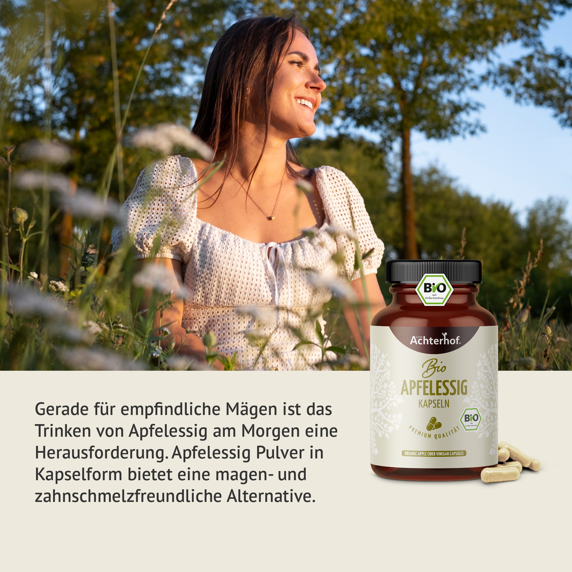 Bio Apfelessig Kapseln (180 Kapseln)