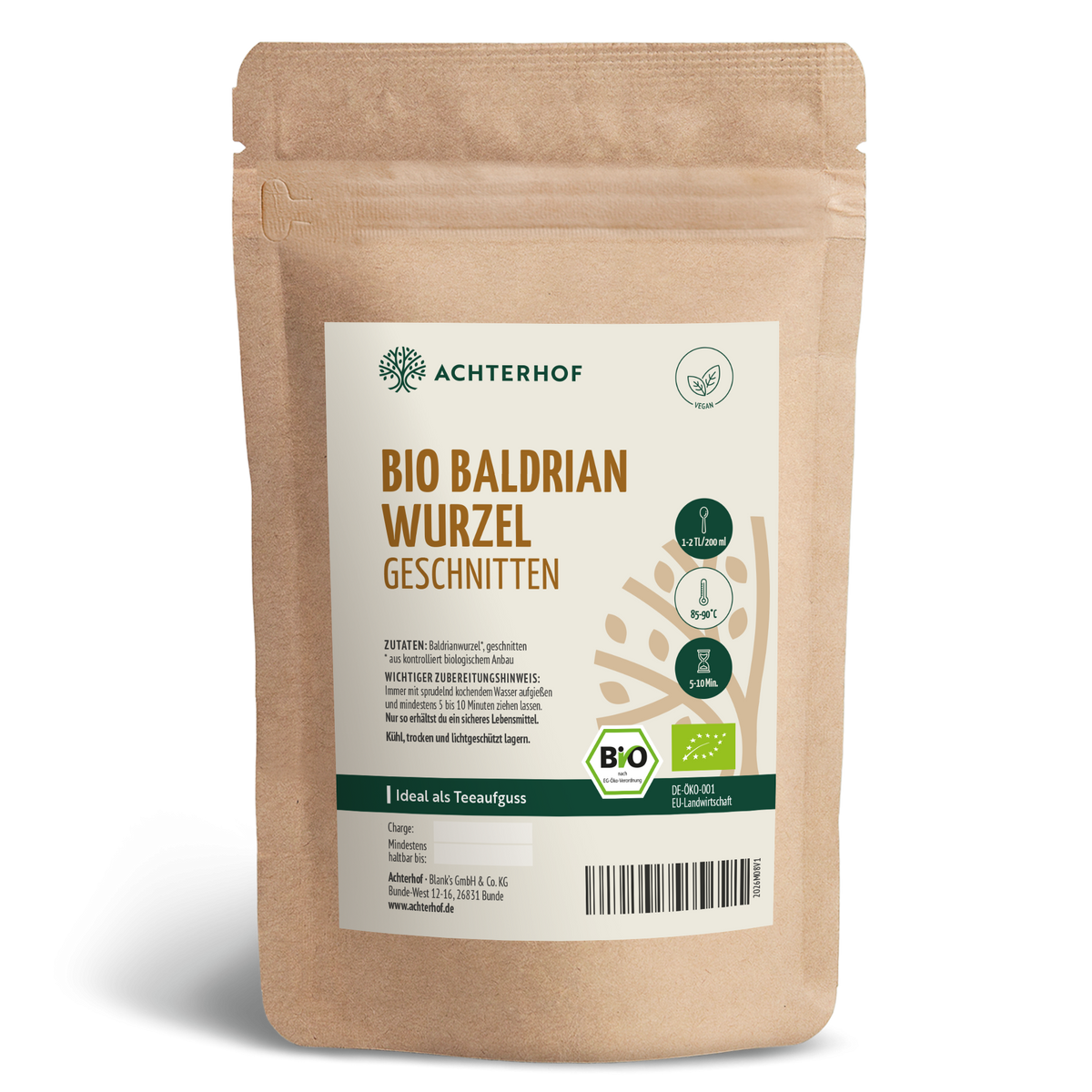 Baldrianwurzel geschnitten Bio (250g)