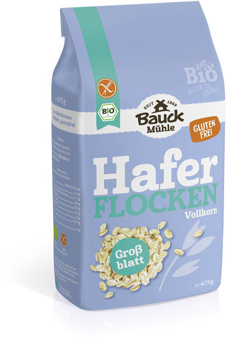 Haferflocken Großblatt glutenfrei bio (475g)